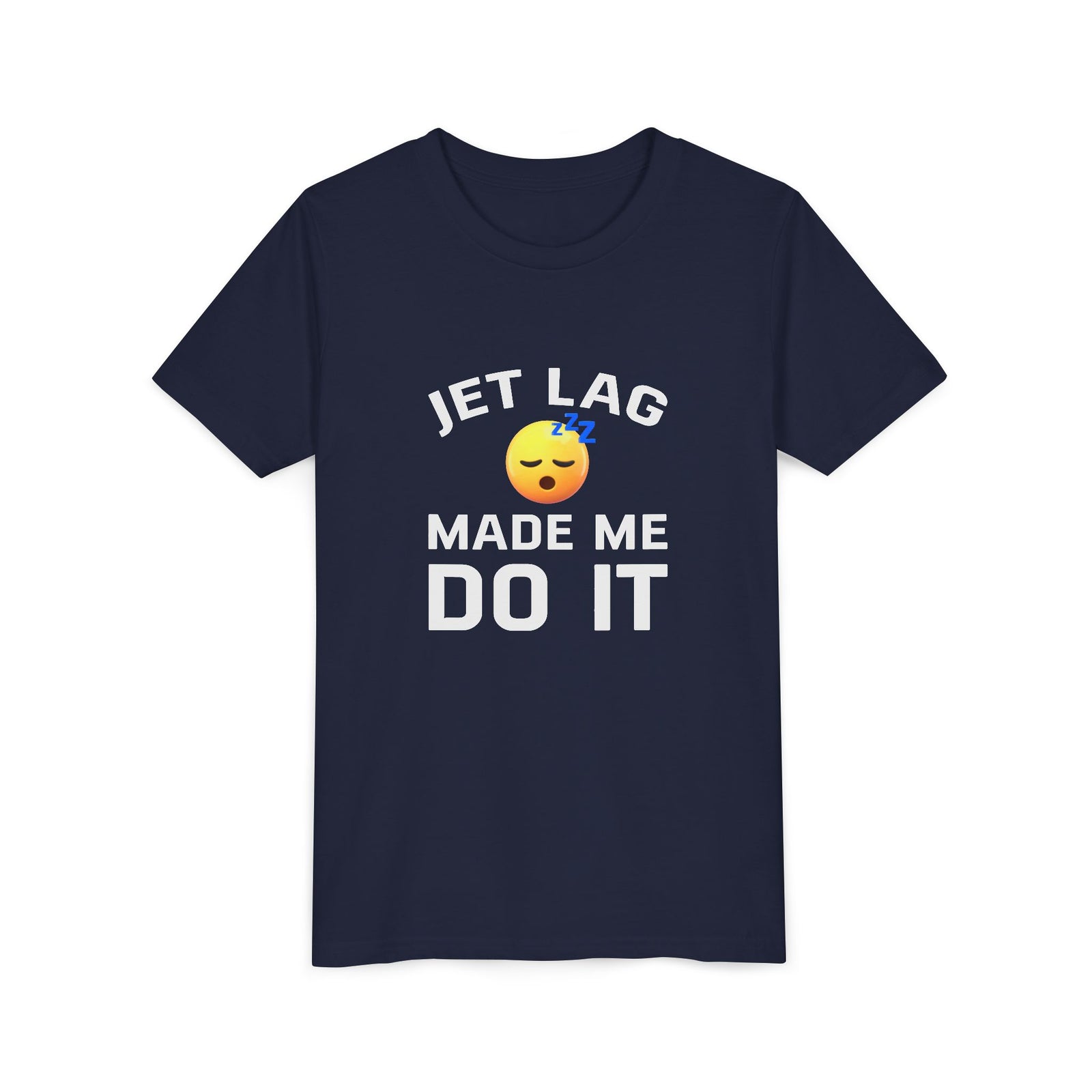 Jet Lag Made Me Do It - Unisex Youth Short Sleeve Tee