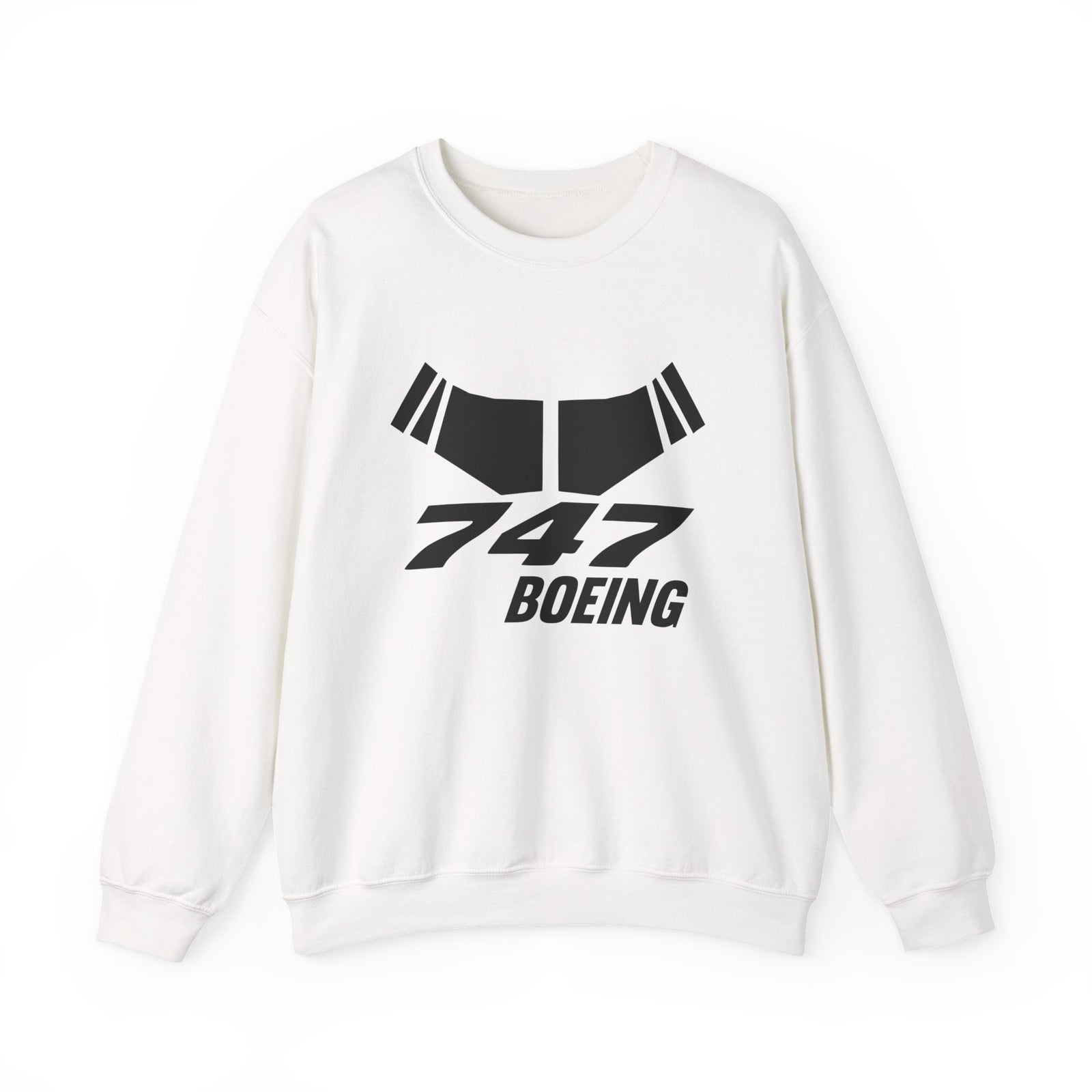 Boeing 747 Windshield Crewneck Sweatshirt - Travel Inspiring Cozy Apparel