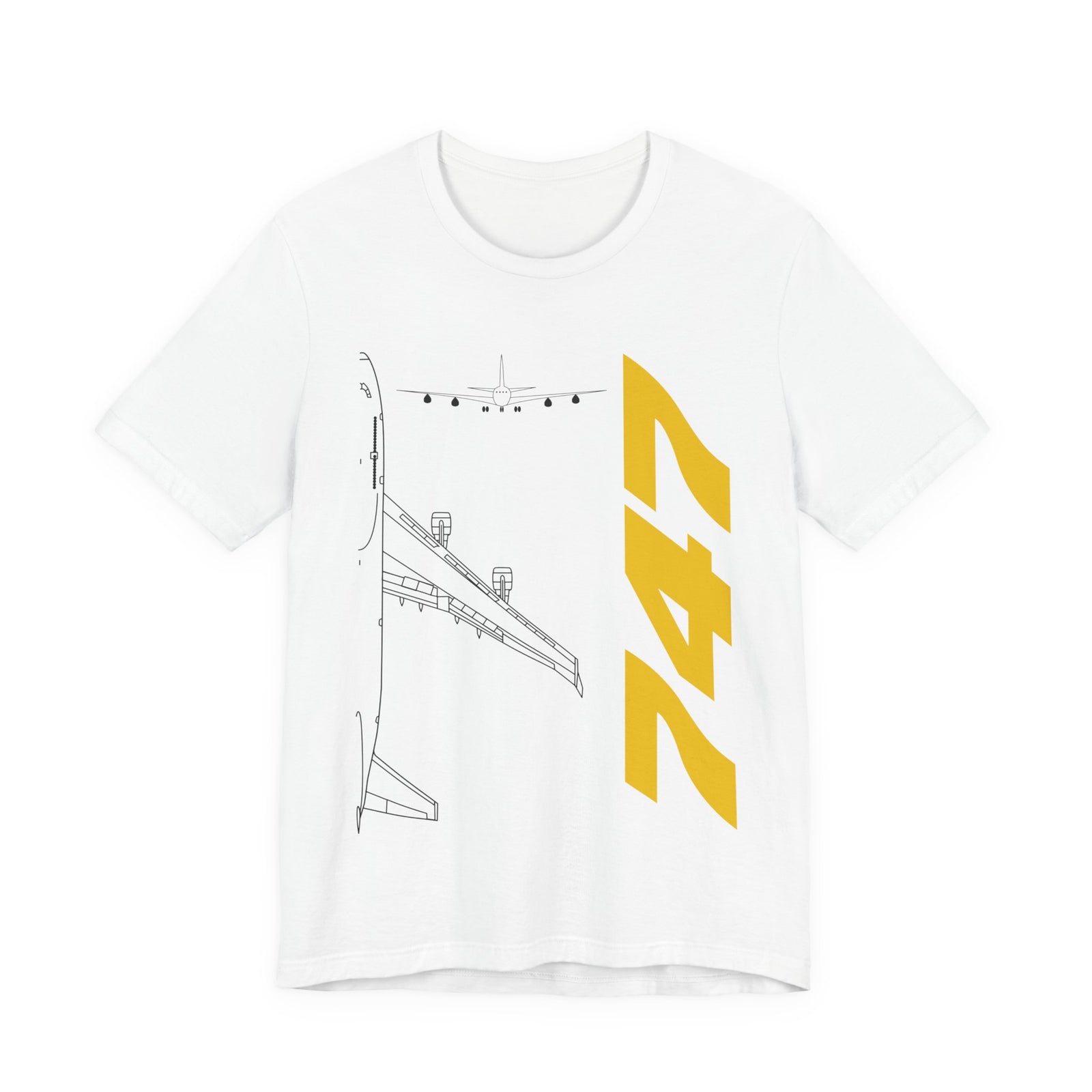 Boeing 747 Unisex Jersey Tee - Perfect for Aviation Enthusiasts