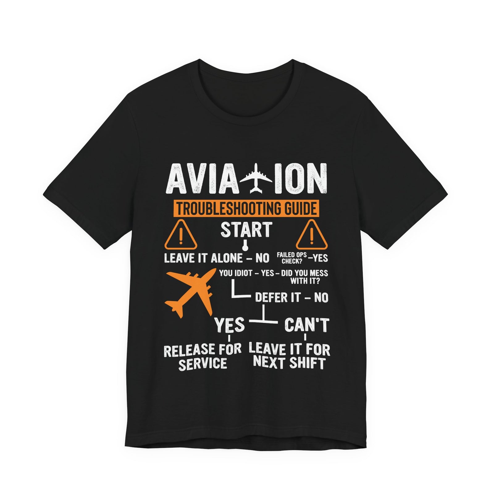 Aviation Troubleshooting Guide - Unisex Jersey Tee