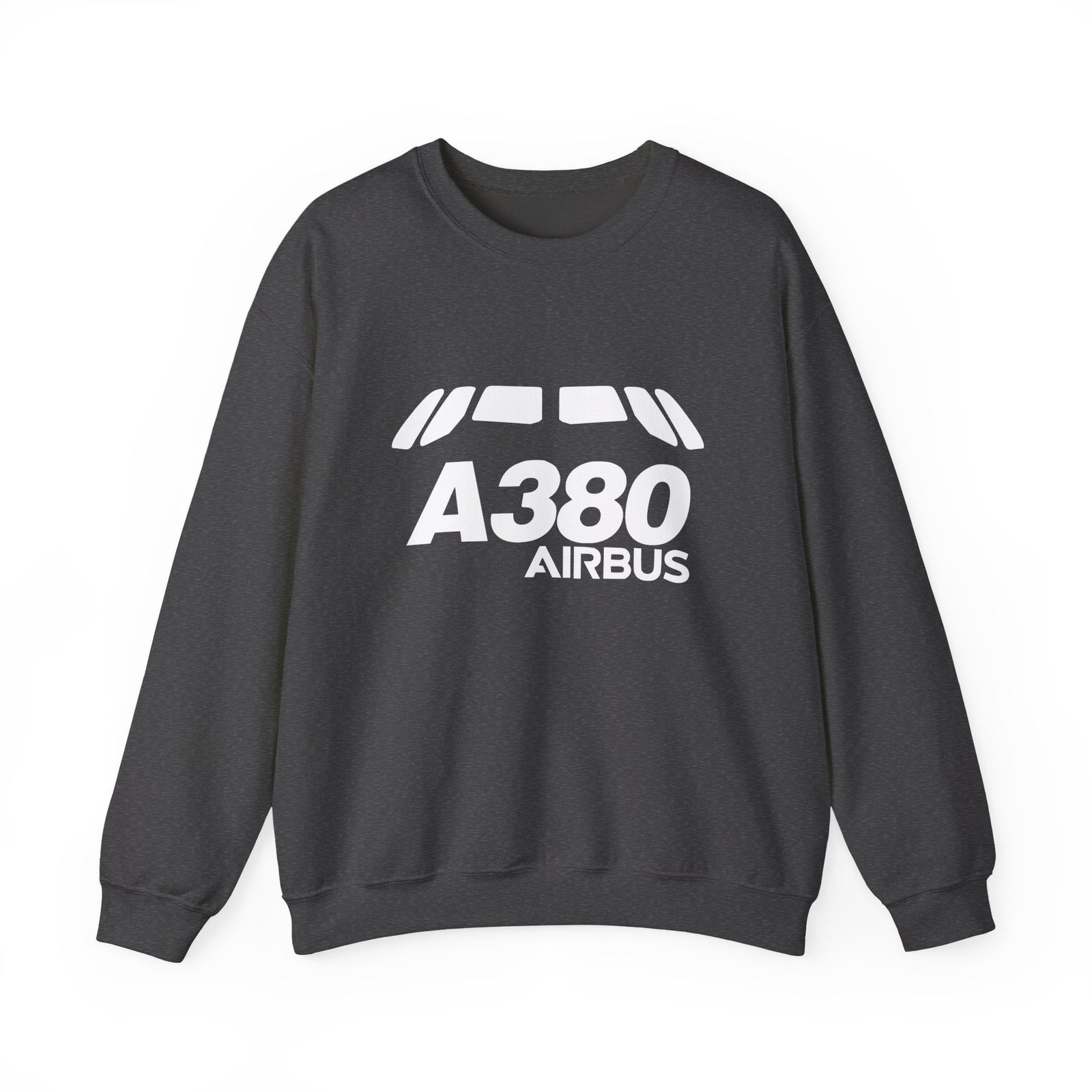 Airbus A380 Windshield Crewneck Sweatshirt - Travel Inspiring Cozy Apparel