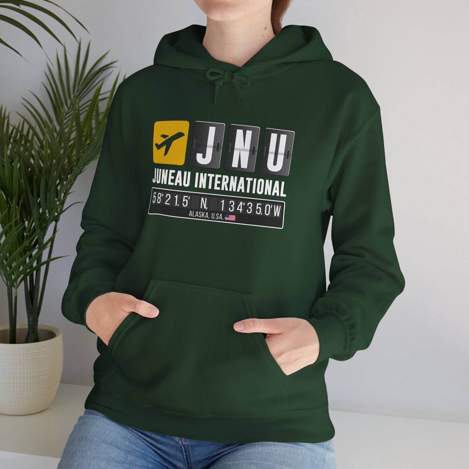 JNU Juneau International Airport - Pullover Hoodie