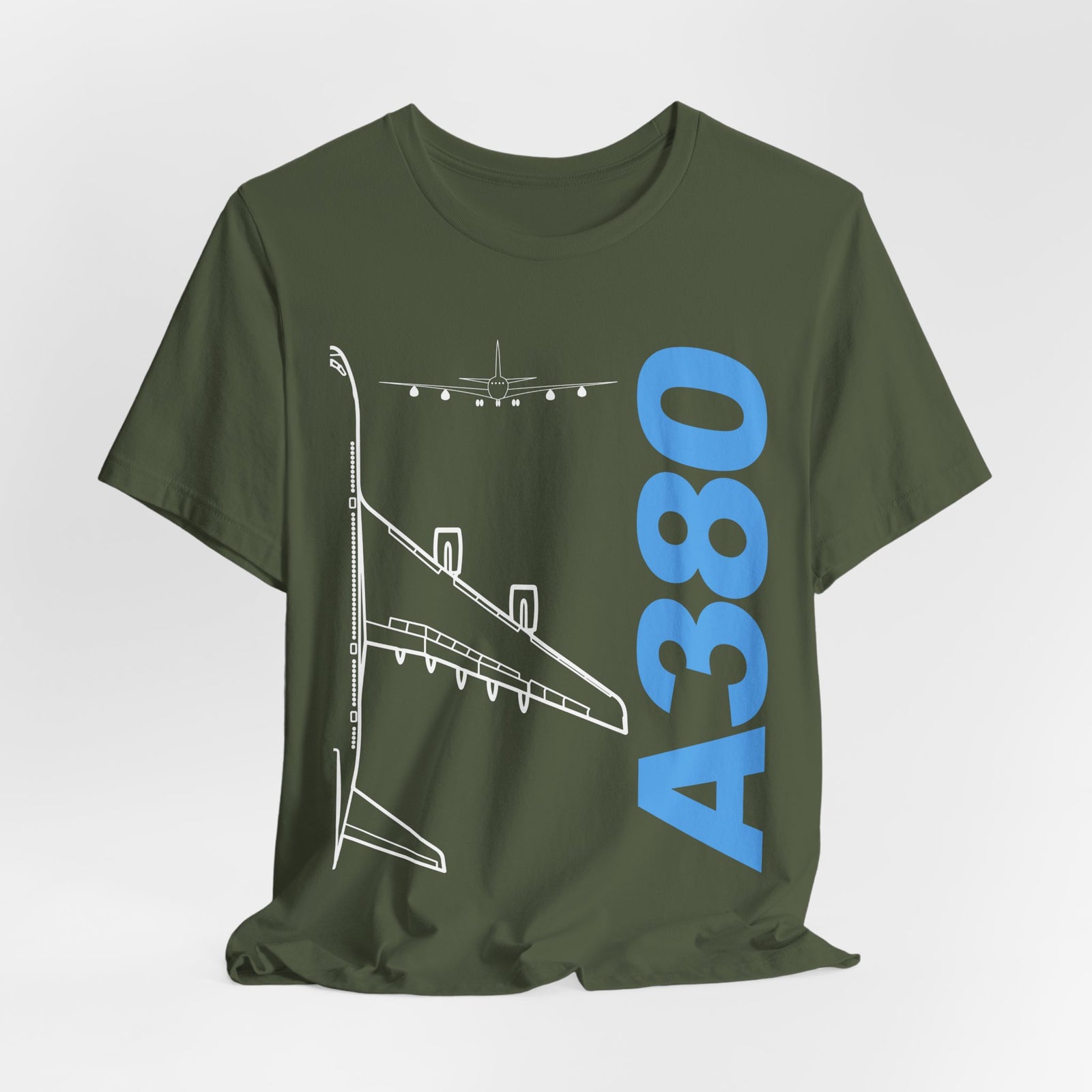 Airbus A380 Unisex Jersey Tee - Perfect for Aviation Enthusiasts