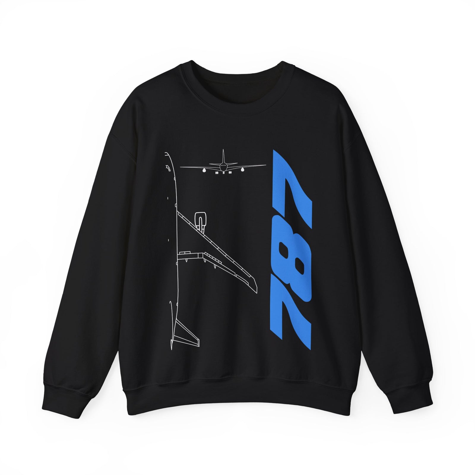Boeing 787 Crewneck Sweatshirt - Travel Inspiring Cozy Apparel