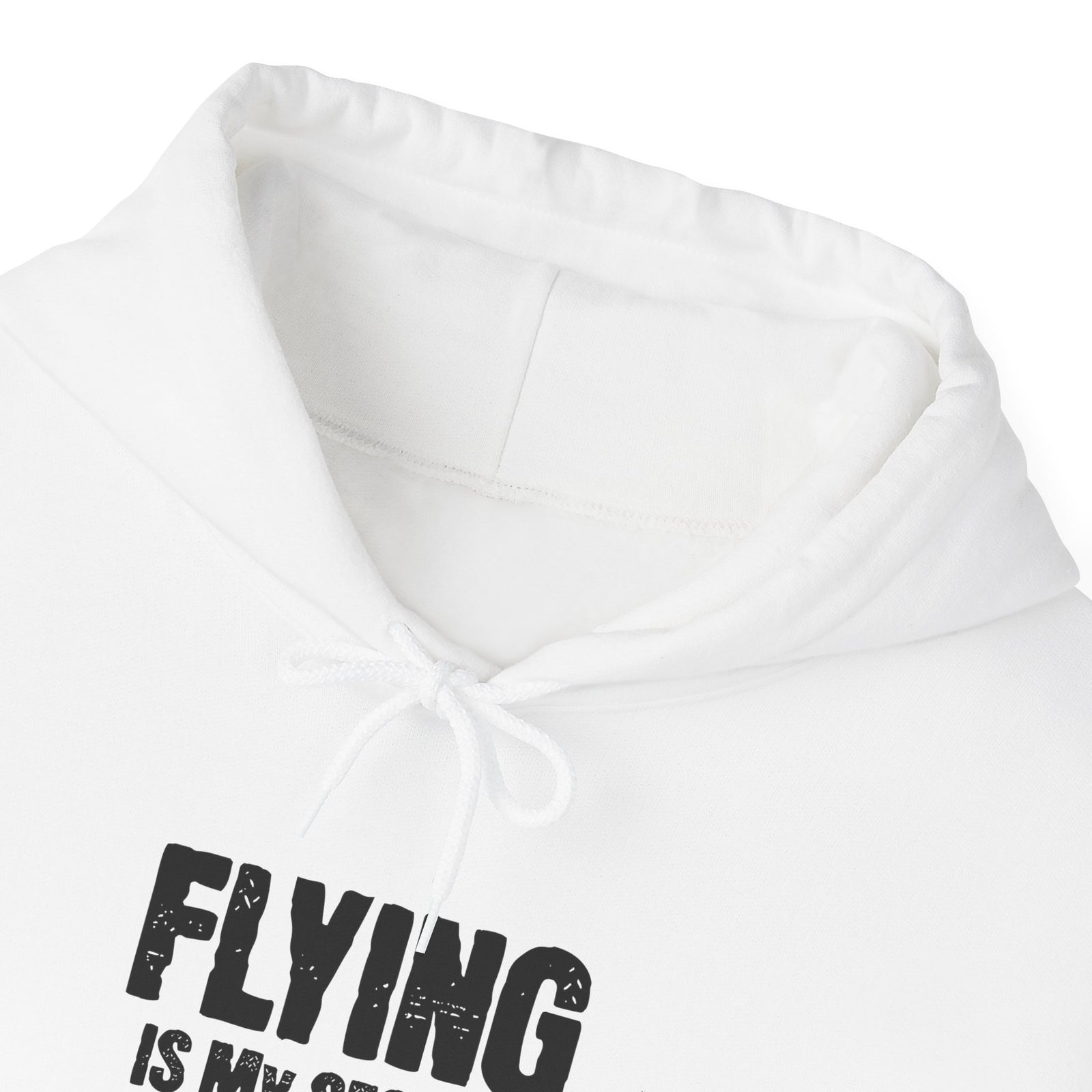 Flying Is My Second Favrite Word - Pullover Hoodie