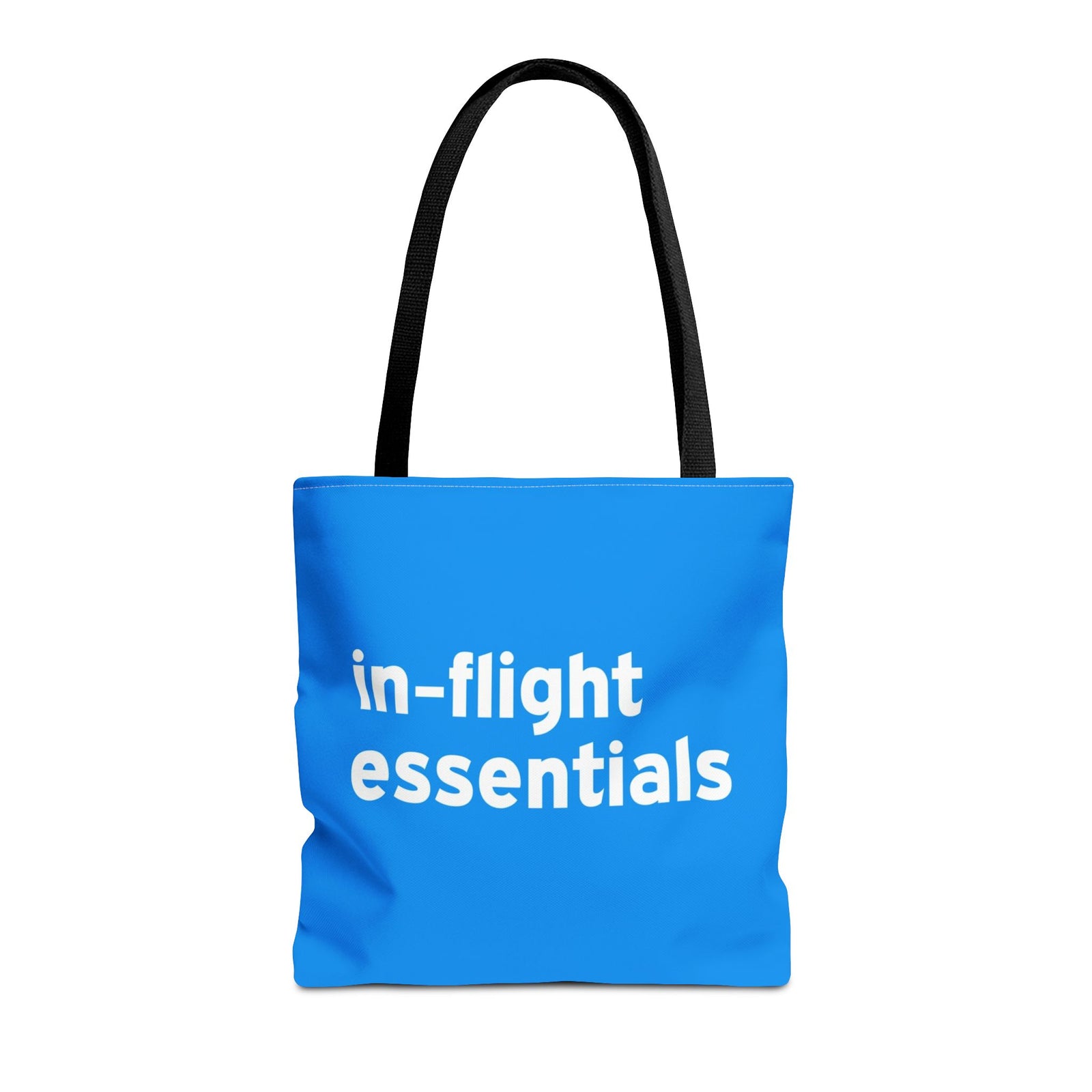 In Flight Essentials Tote Bag — Printed Green Travel Tote
