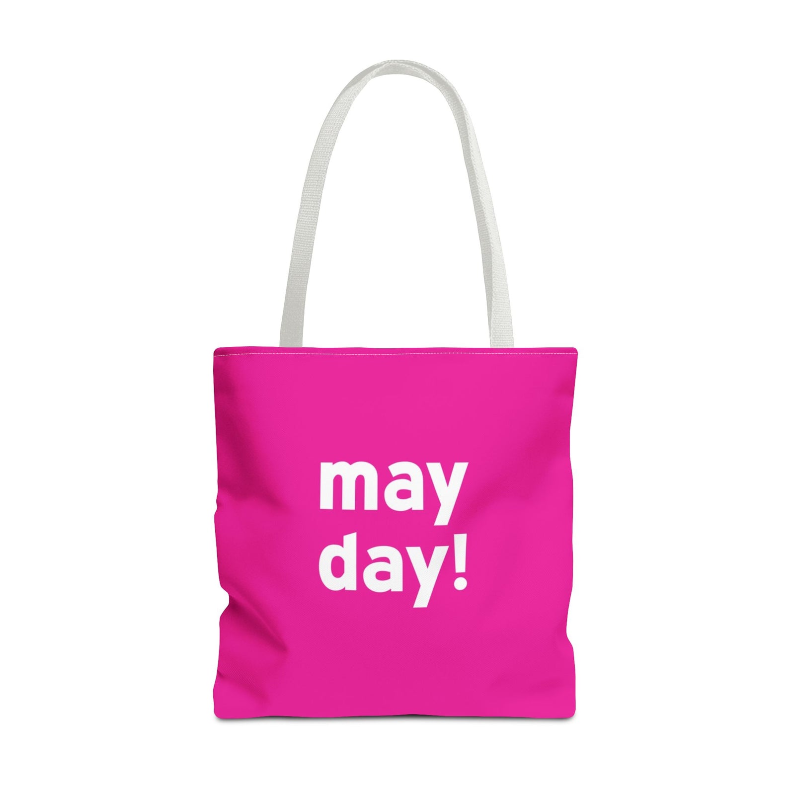May Day! Tote Bag — Printed Green Travel Tote