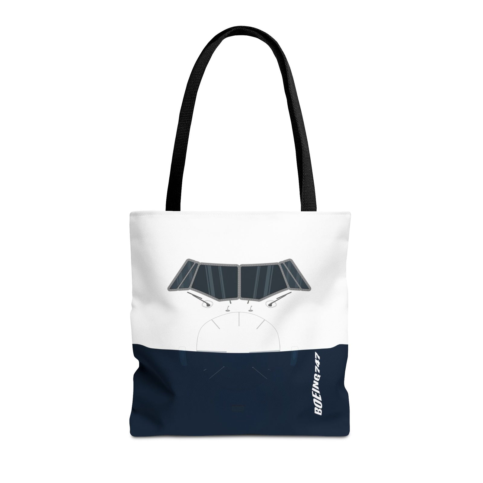 747 Tote Bag — Printed Green Travel Tote
