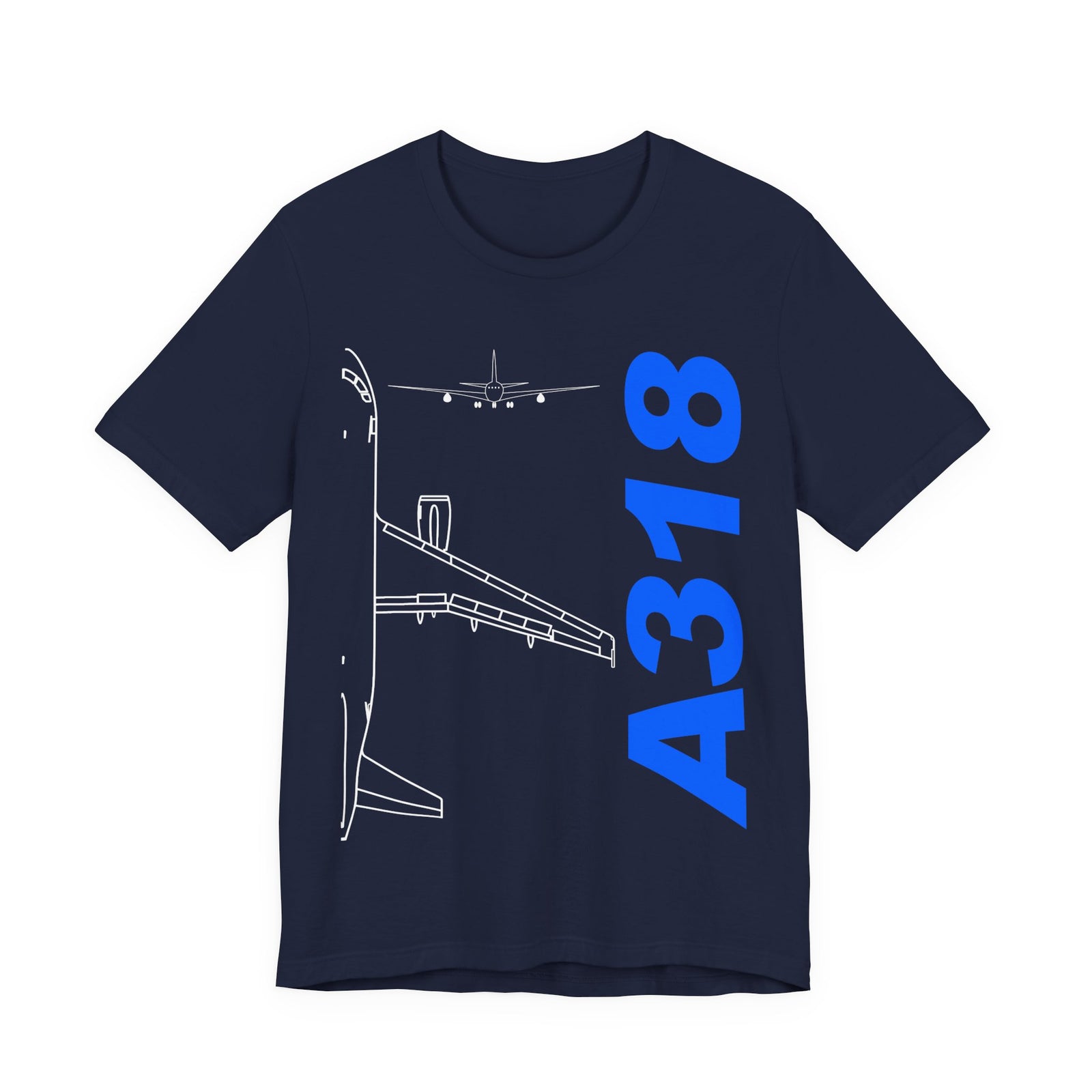 Airbus A318 Unisex Jersey Tee - Perfect for Aviation Enthusiasts
