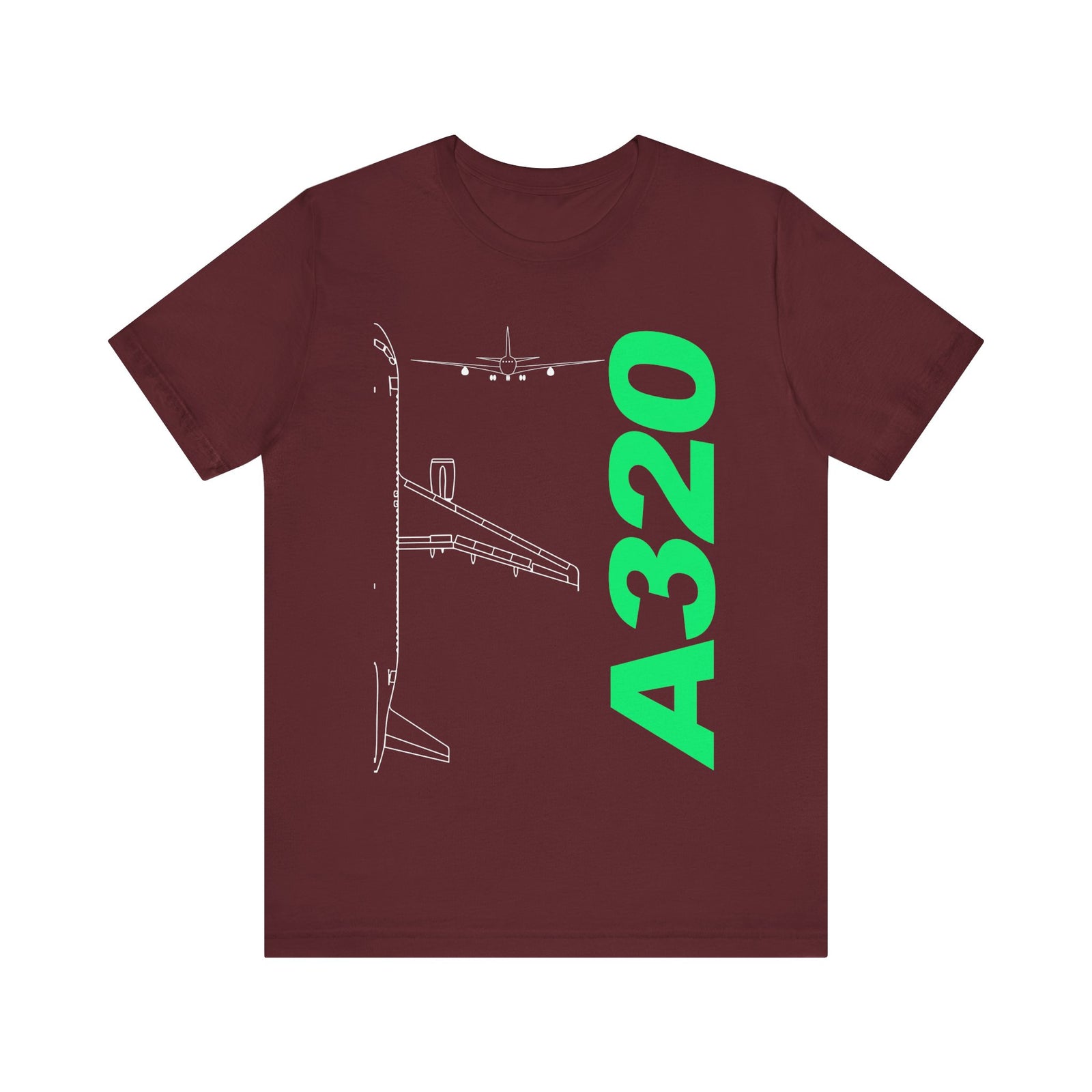 Airbus A320 Unisex Jersey Tee - Perfect for Aviation Enthusiasts