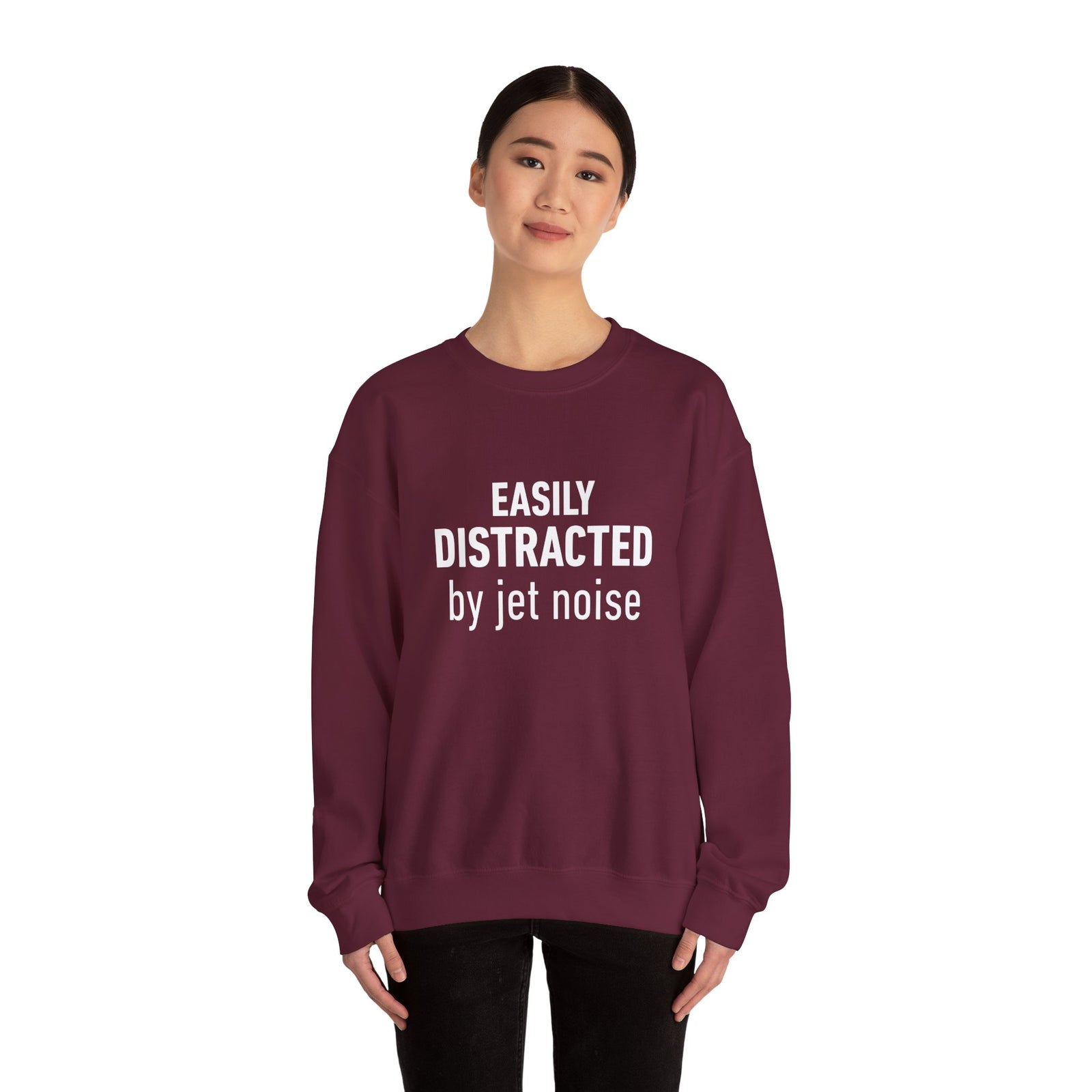 Easily Distracted by Jet Noise - Crewneck Sweatshirt