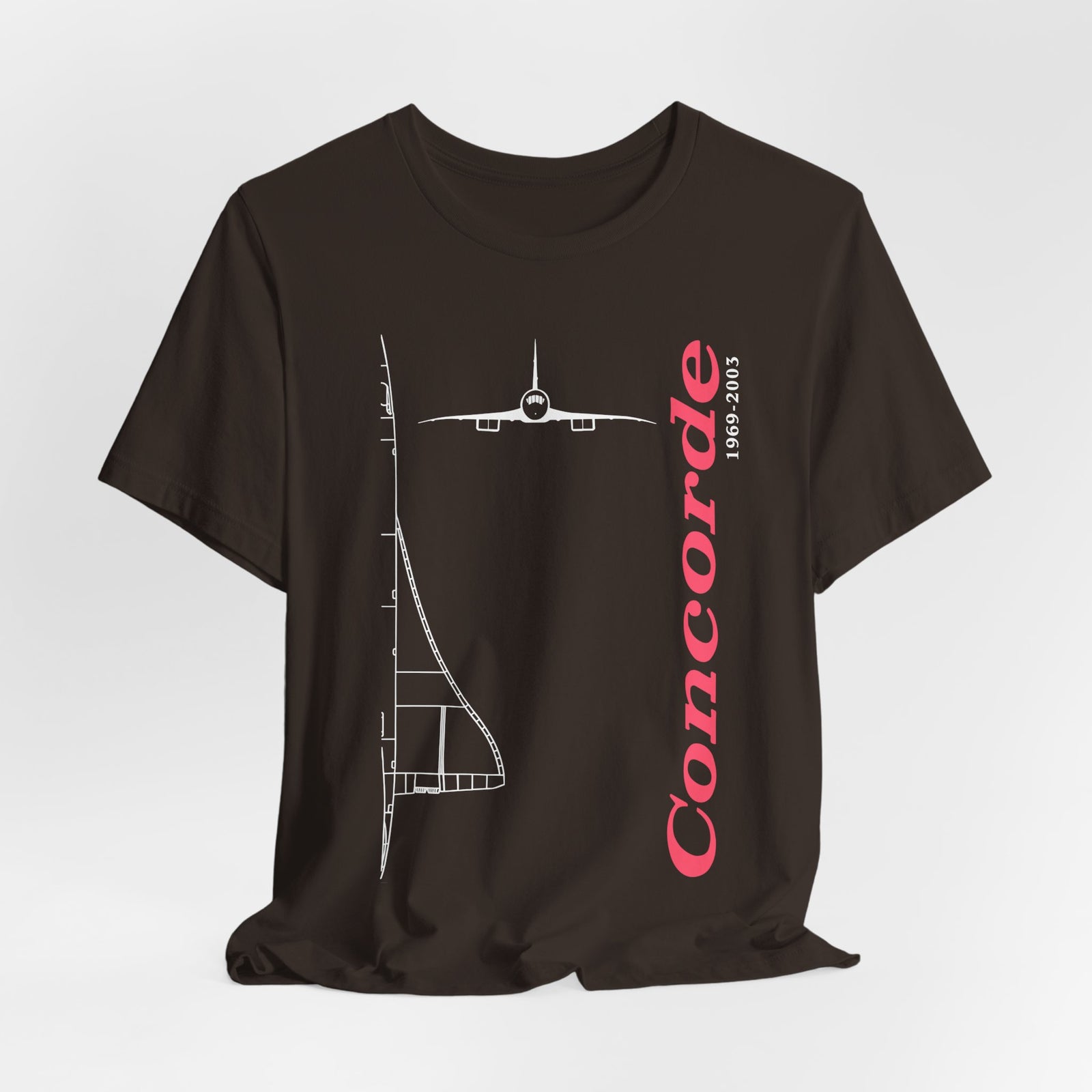 Concorde 1969-2003 Unisex Jersey Tee - Perfect for Aviation Enthusiasts