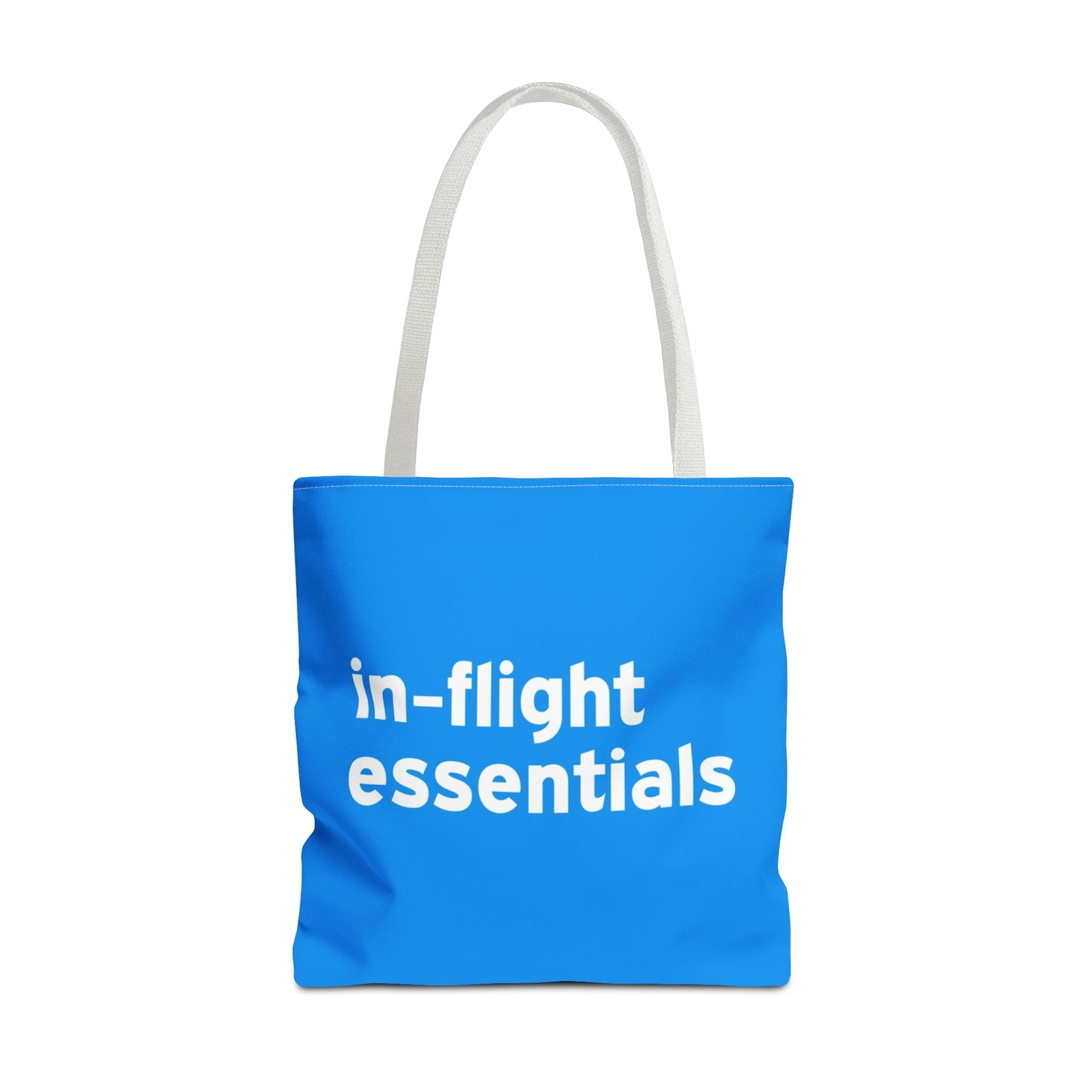 In Flight Essentials Tote Bag — Printed Green Travel Tote