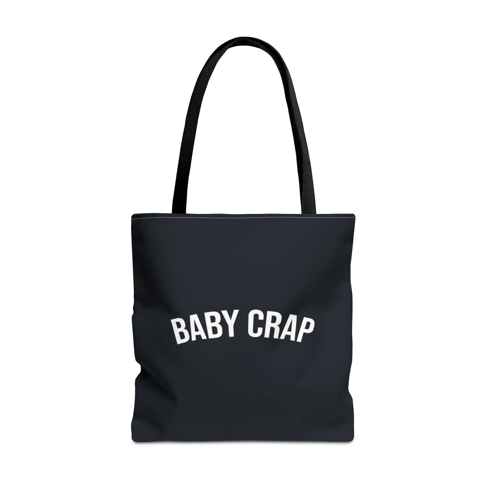 Baby Crap Tote Bag — Printed Green Travel Tote