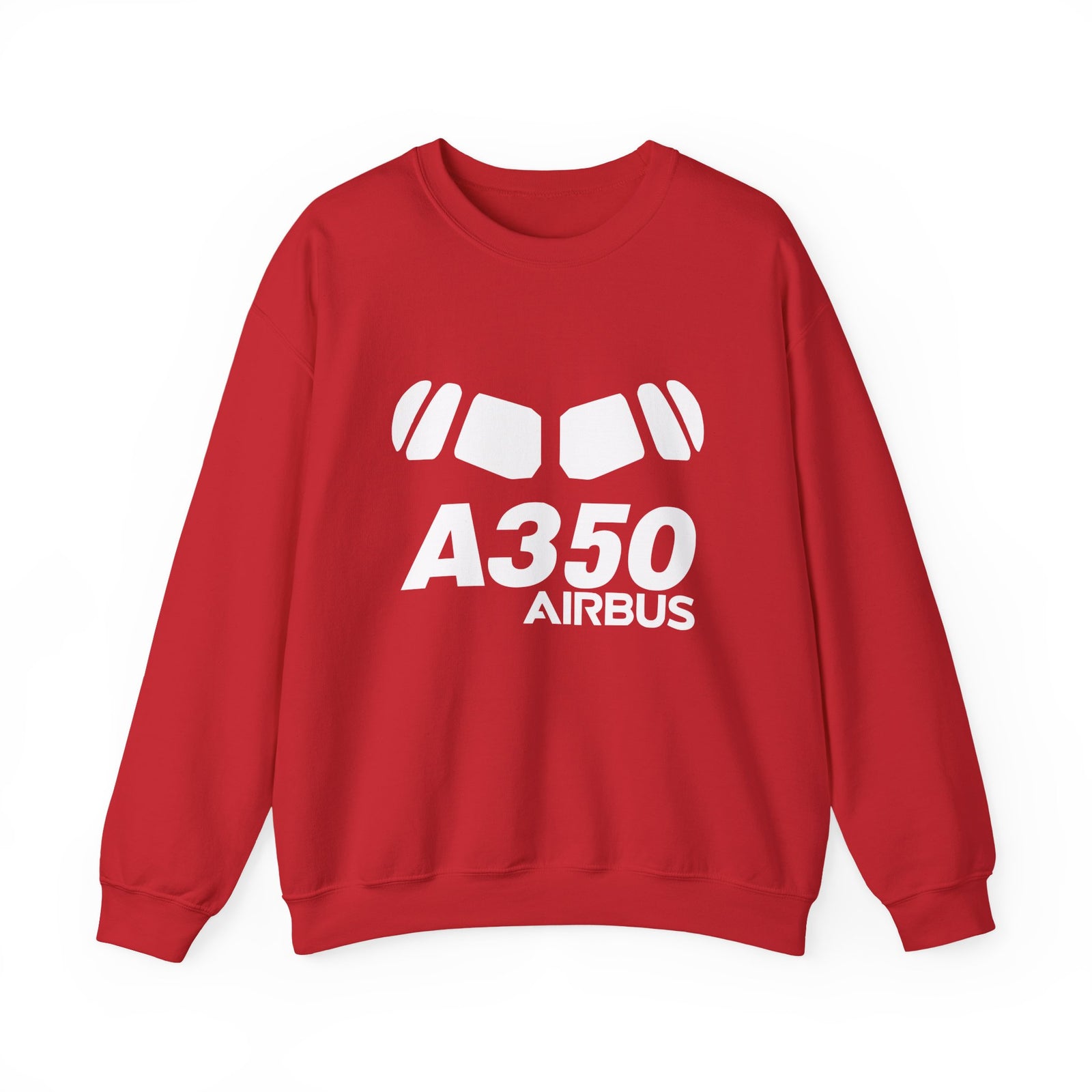 Airbus A350 Windshield Crewneck Sweatshirt - Travel Inspiring Cozy Apparel