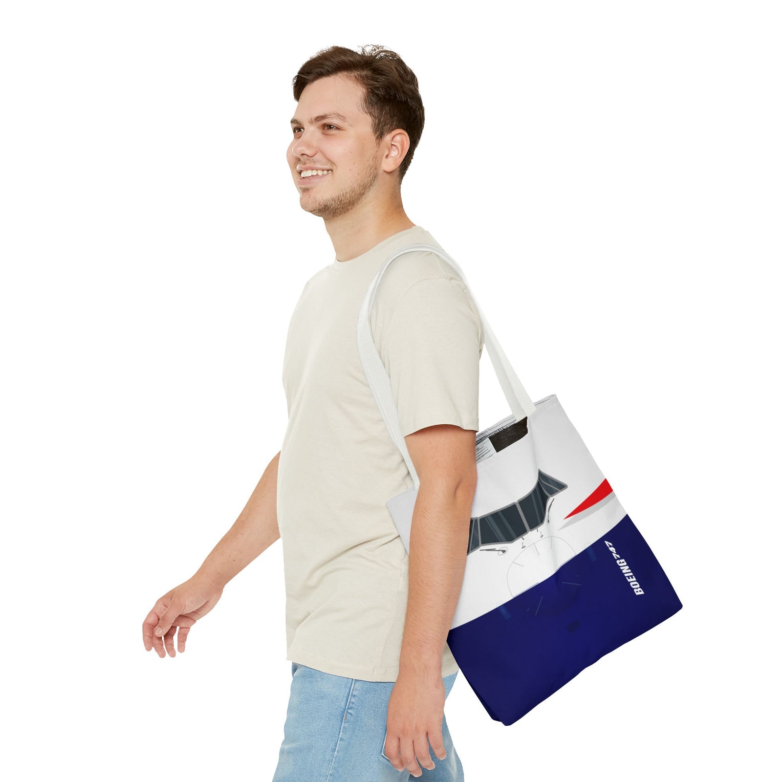 BA Tote Bag — Printed Green Travel Tote