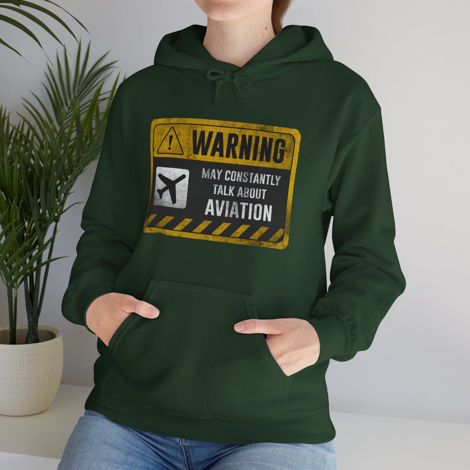 Warning May Constantly Talk About Aviation - Pullover Hoodie