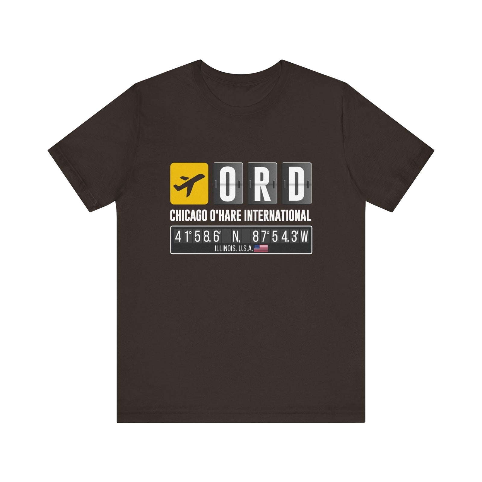 ORD Chicago O'Hare International Airport - Unisex Jersey Tee