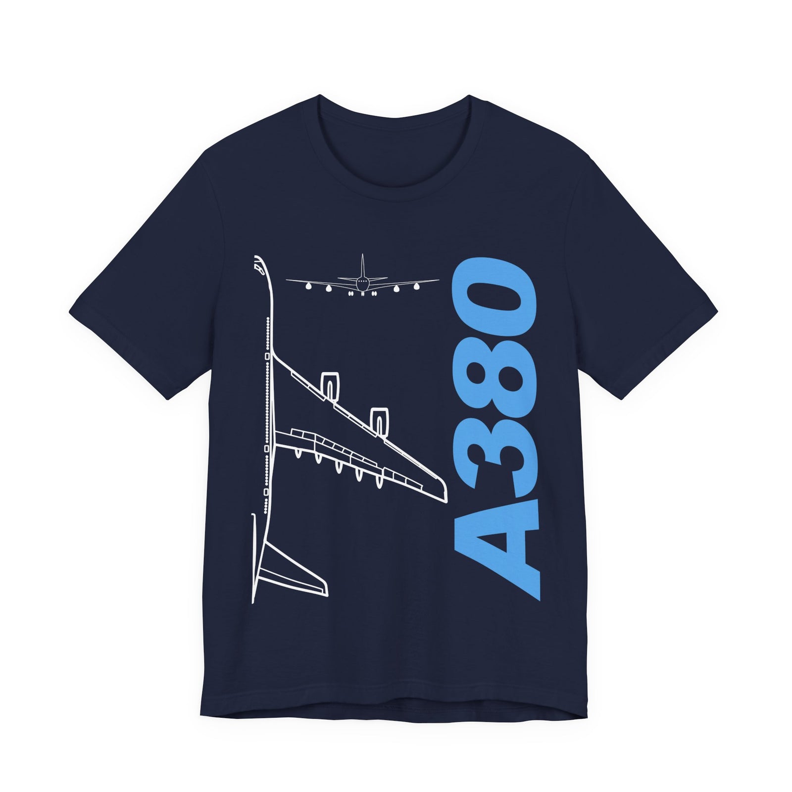Airbus A380 Unisex Jersey Tee - Perfect for Aviation Enthusiasts