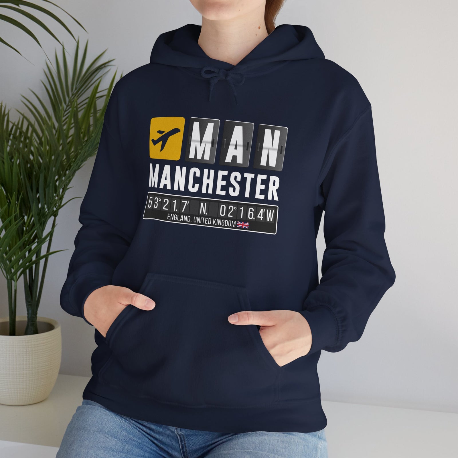 MAN Manchester Airport UK - Pullover Hoodie