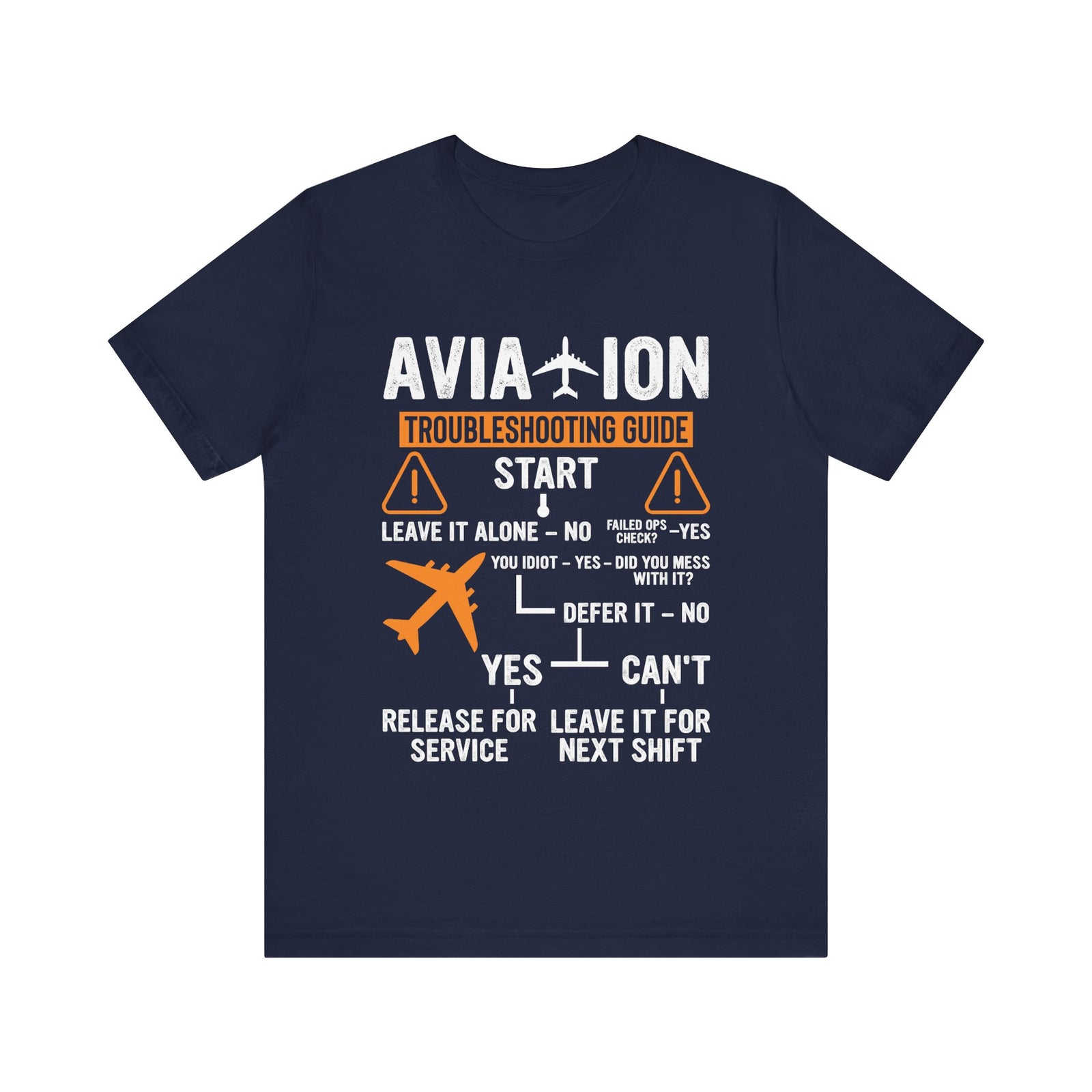 Aviation Troubleshooting Guide - Unisex Jersey Tee