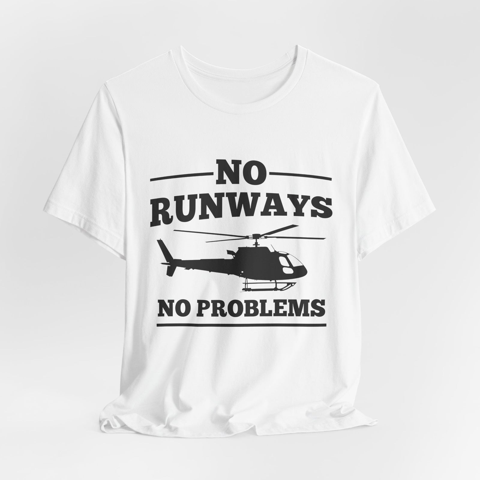 No Runways No Problem Unisex Jersey Tee - Perfect for Aviation Enthusiasts