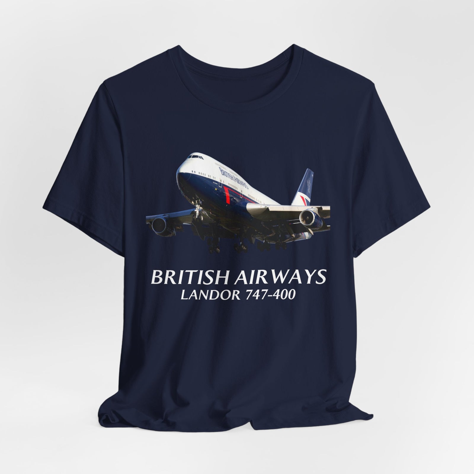 British Airways Landor 747-400 - Unisex Jersey Tee