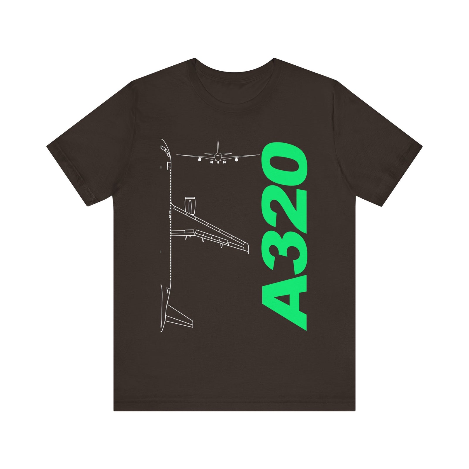 Airbus A320 Unisex Jersey Tee - Perfect for Aviation Enthusiasts