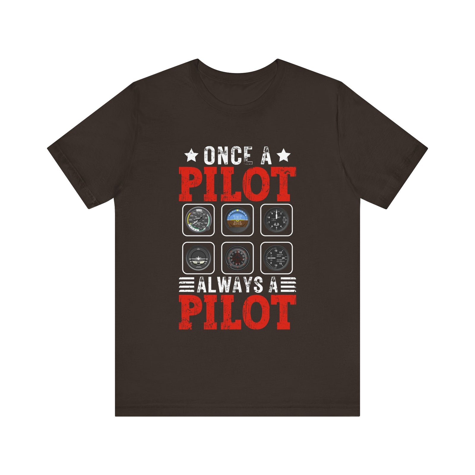 Once A Pilot Always A Pilot - Unisex Jersey Tee