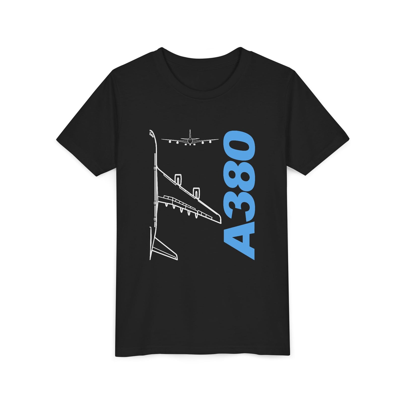 Airbus A380 - Unisex Youth Short Sleeve Tee