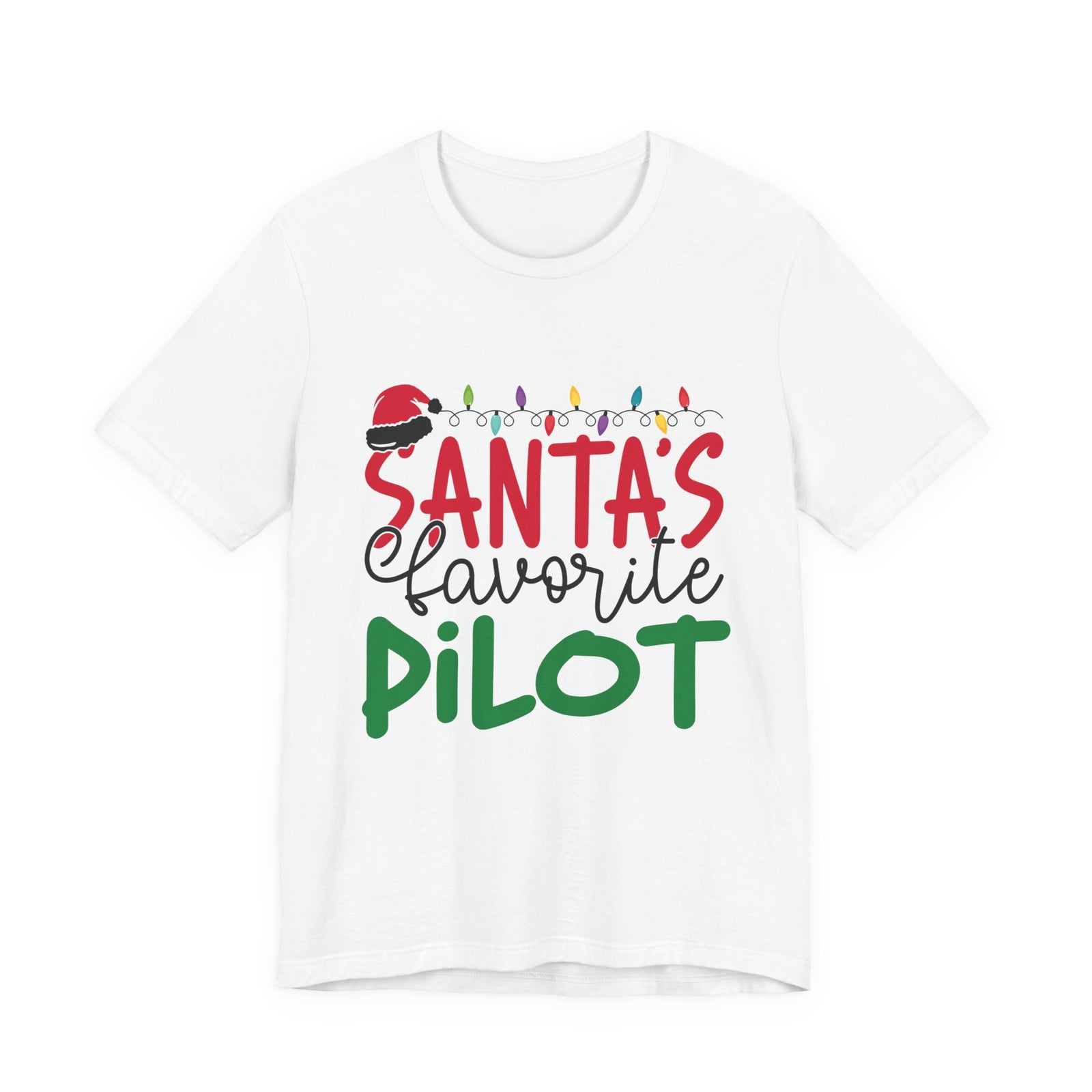 Santa’s favourite pilot Unisex Jersey Tee - Perfect for Aviation Enthusiasts