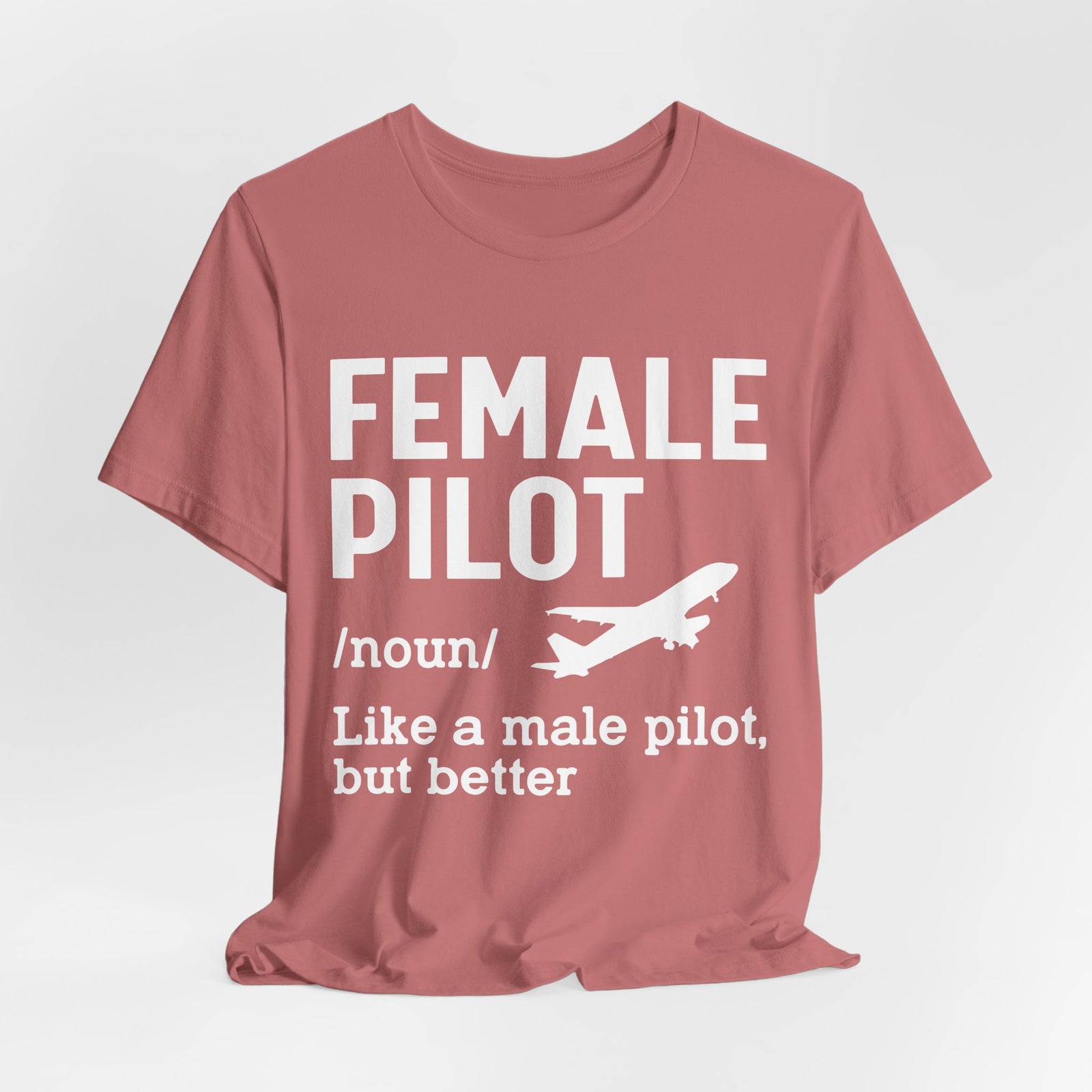 Female Pilot - Unisex Jersey Tee