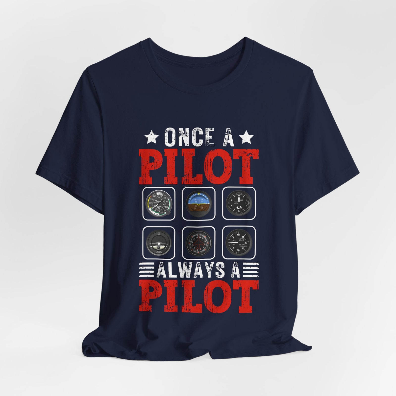 Once A Pilot Always A Pilot - Unisex Jersey Tee
