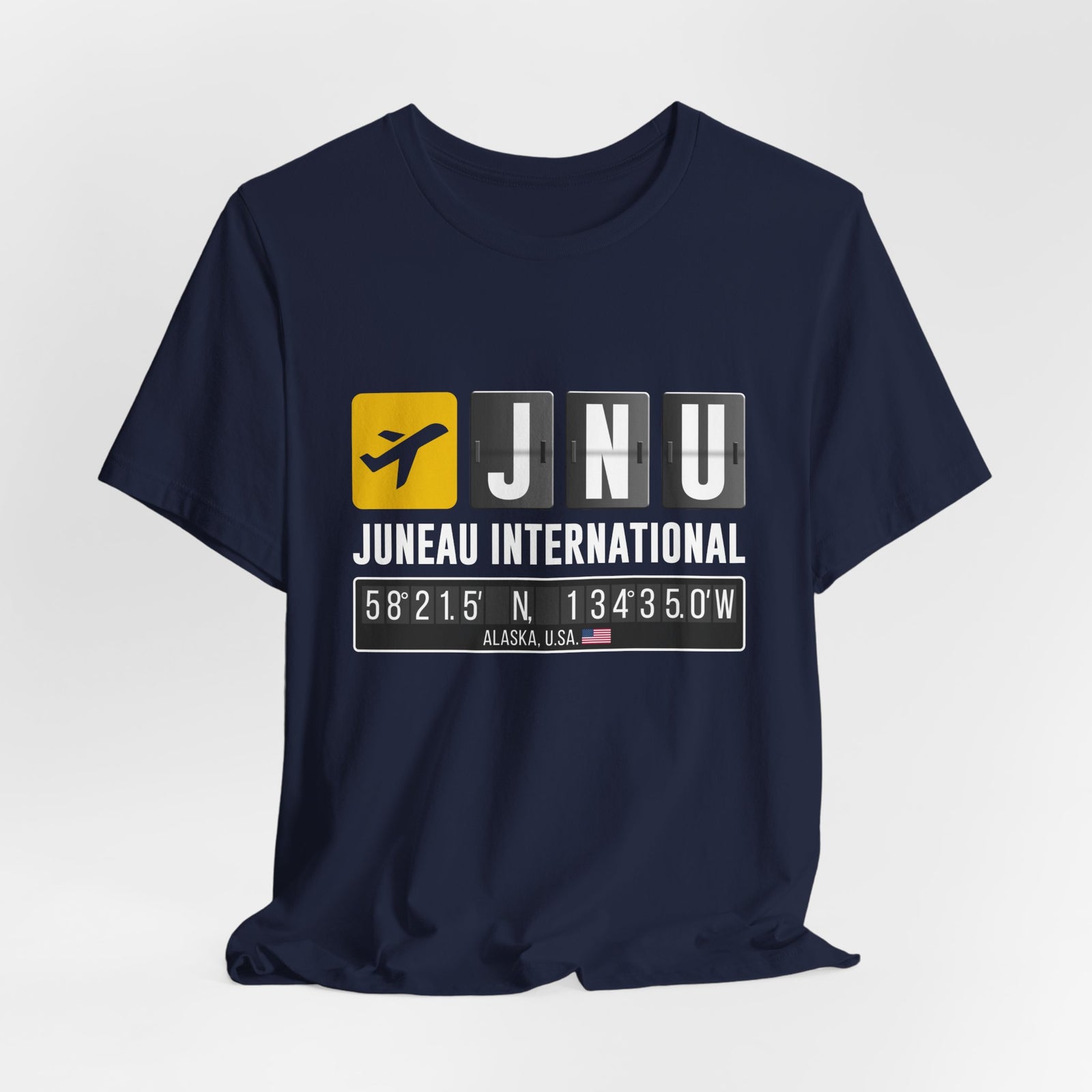 JNU Juneau International Airport - Unisex Jersey Tee