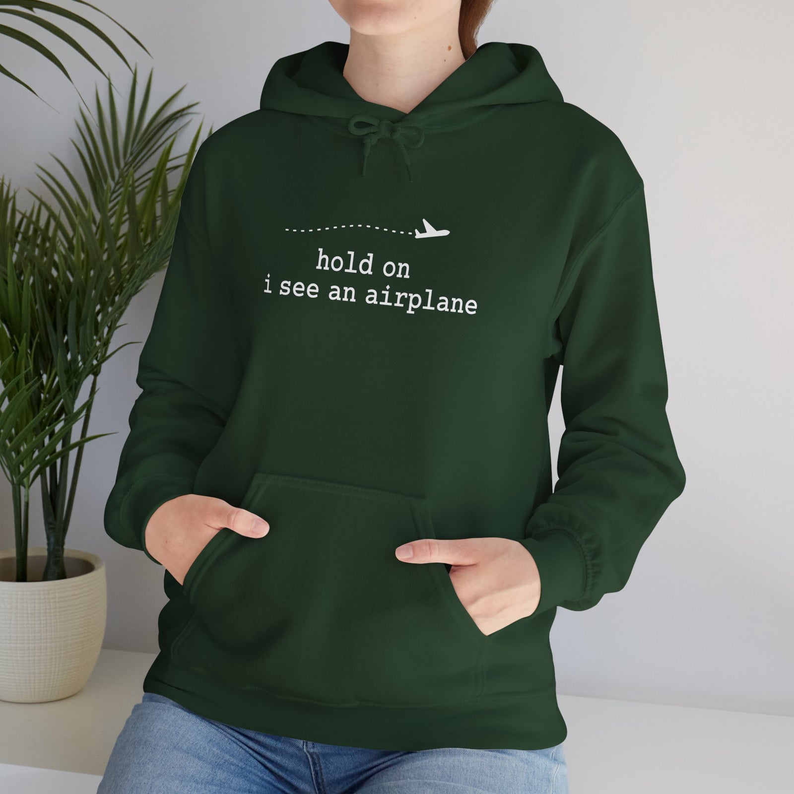 I See An Airplane - Unisex Pullover Hoodie
