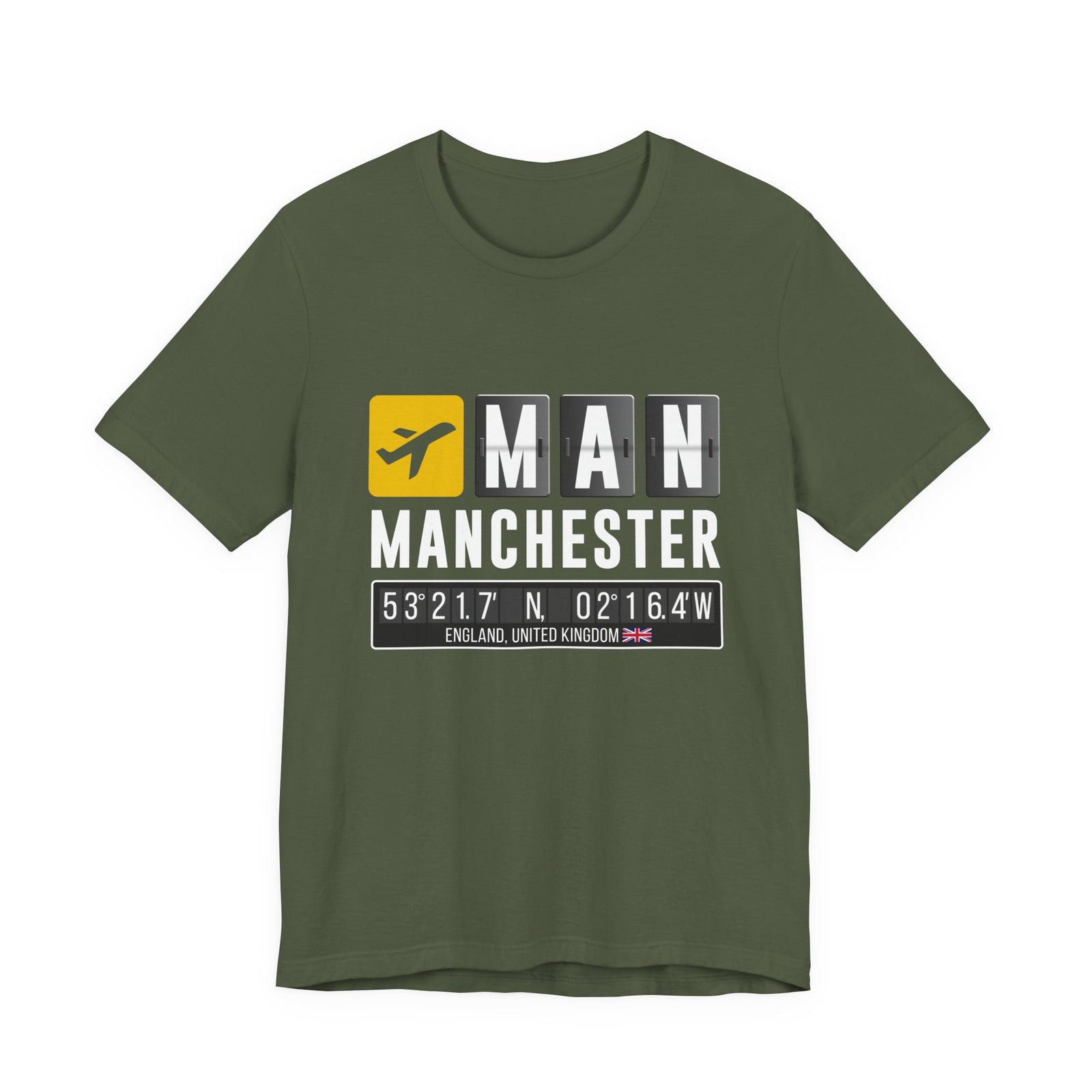 MAN Manchester Airport UK - Unisex Jersey Tee
