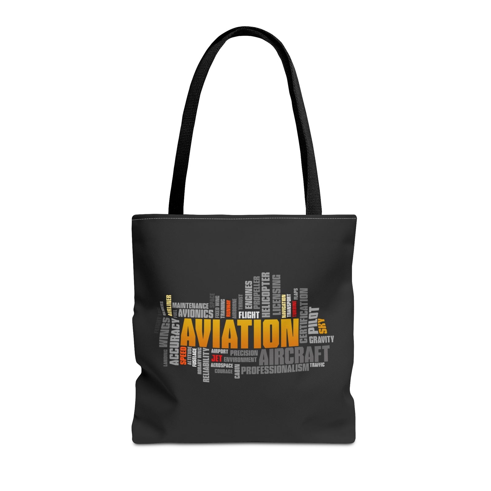 Aviation Tote Bag — Printed Green Travel Tote