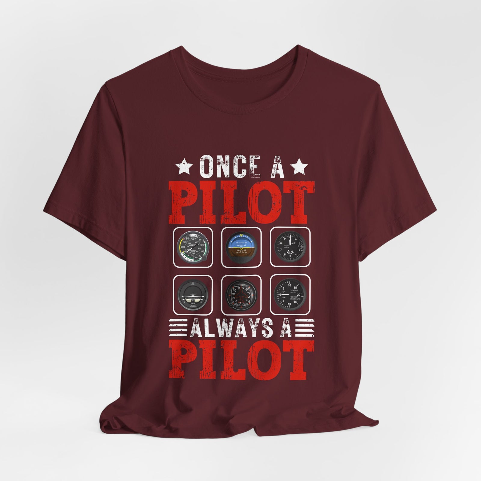 Once A Pilot Always A Pilot - Unisex Jersey Tee
