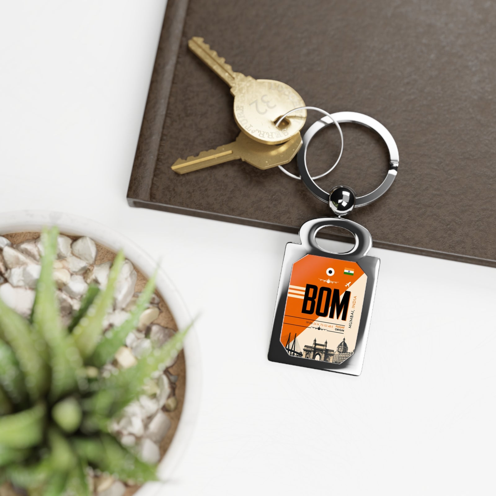 BOM - Rectangle Keyring