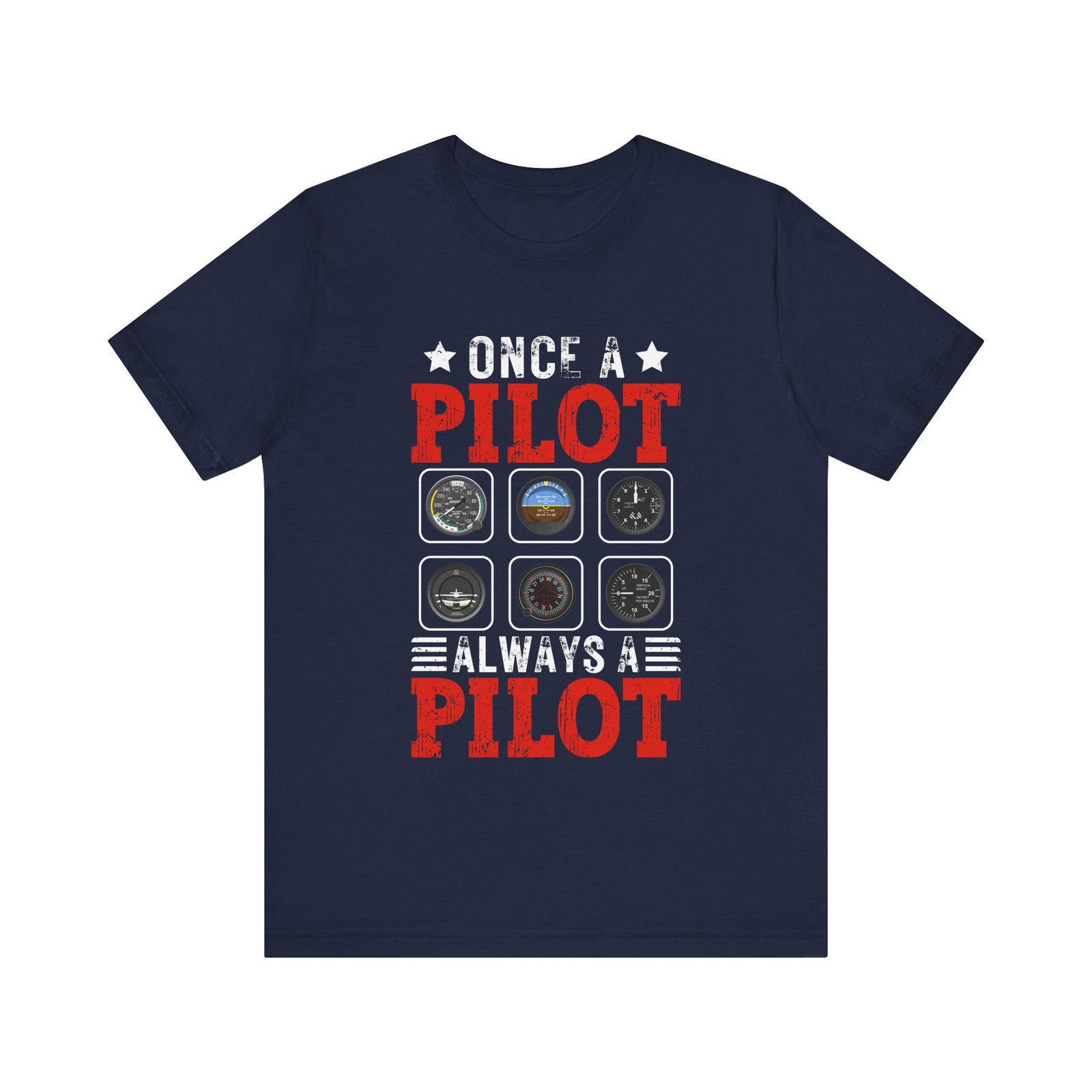 Once A Pilot Always A Pilot - Unisex Jersey Tee