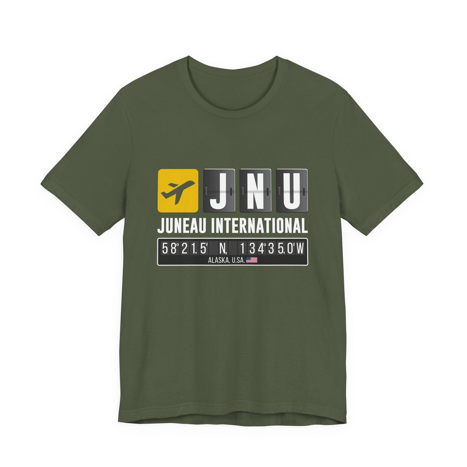 JNU Juneau International Airport - Unisex Jersey Tee