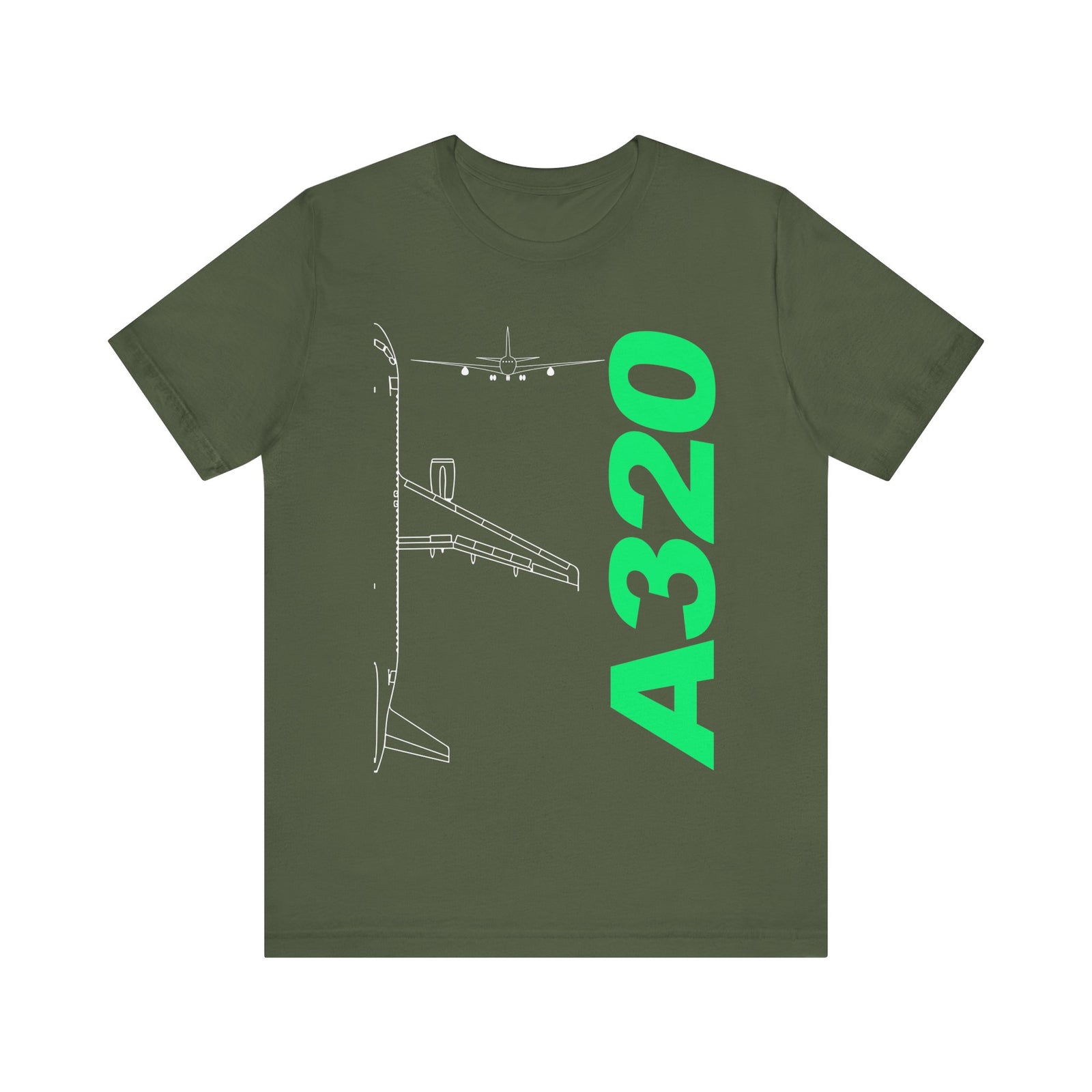 Airbus A320 Unisex Jersey Tee - Perfect for Aviation Enthusiasts