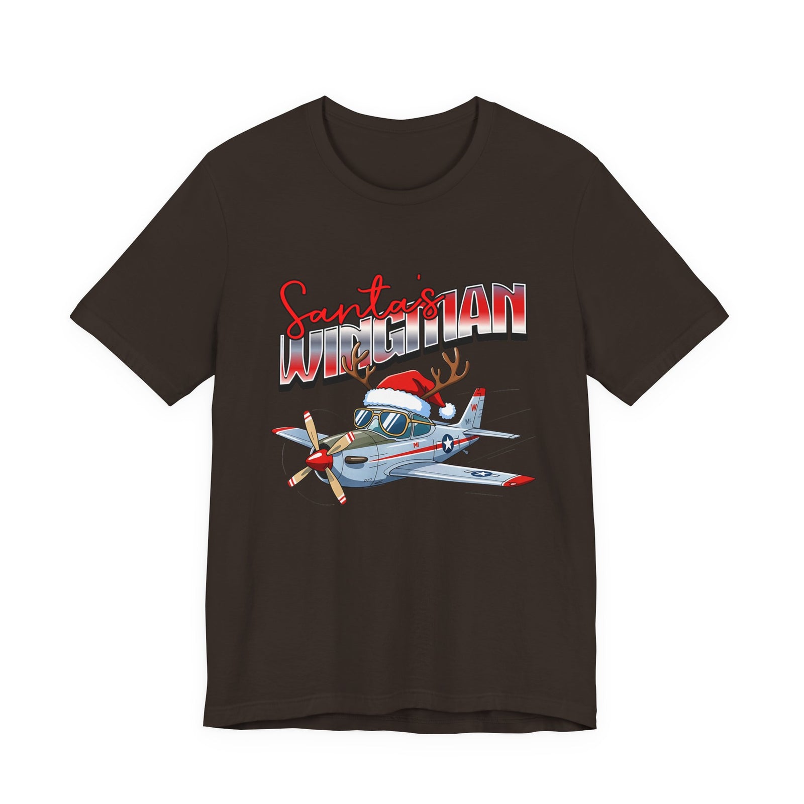 Santa’s wingman Unisex Jersey Tee - Perfect for Aviation Enthusiasts