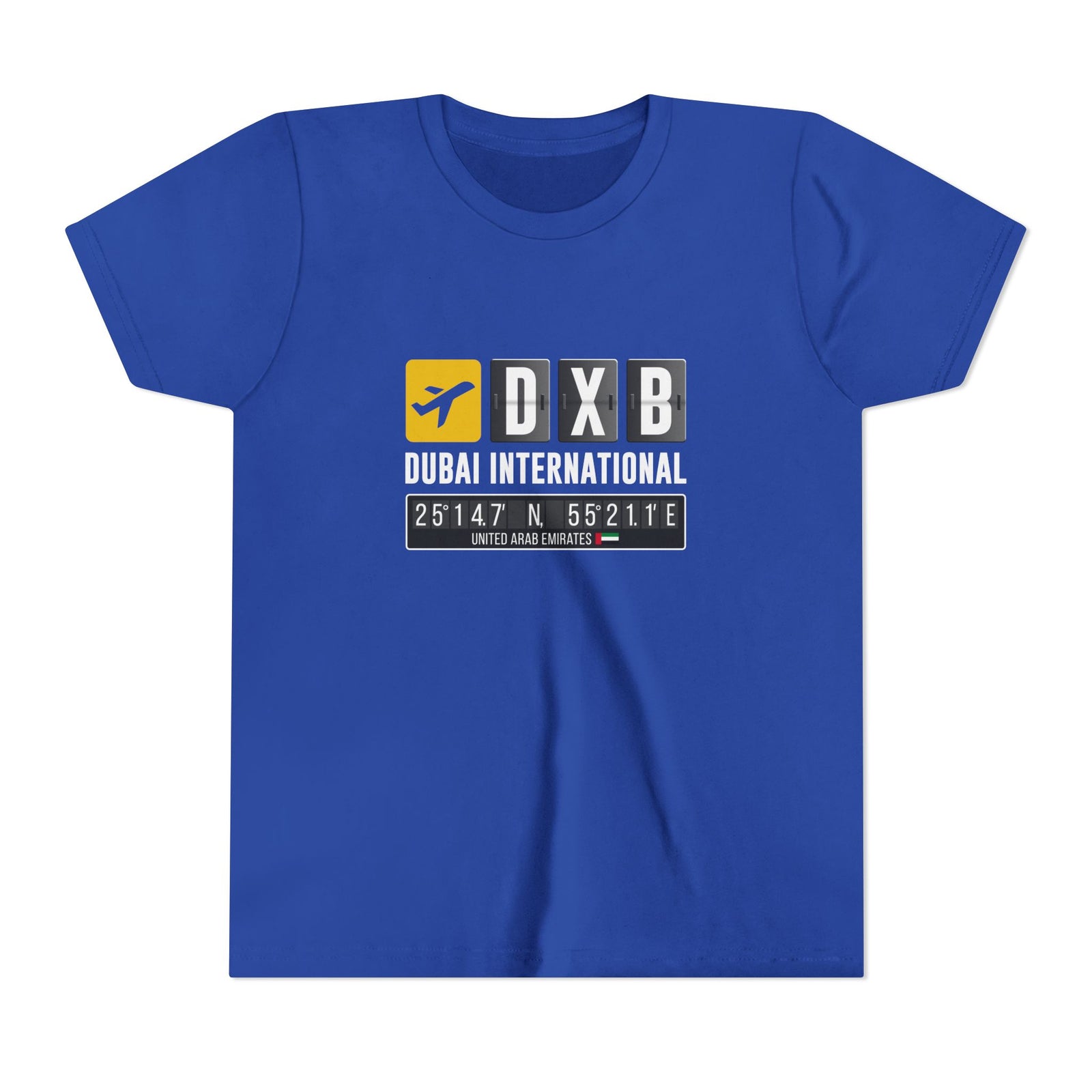 DXB Dubai International Airport - Unisex Youth Short Sleeve Tee