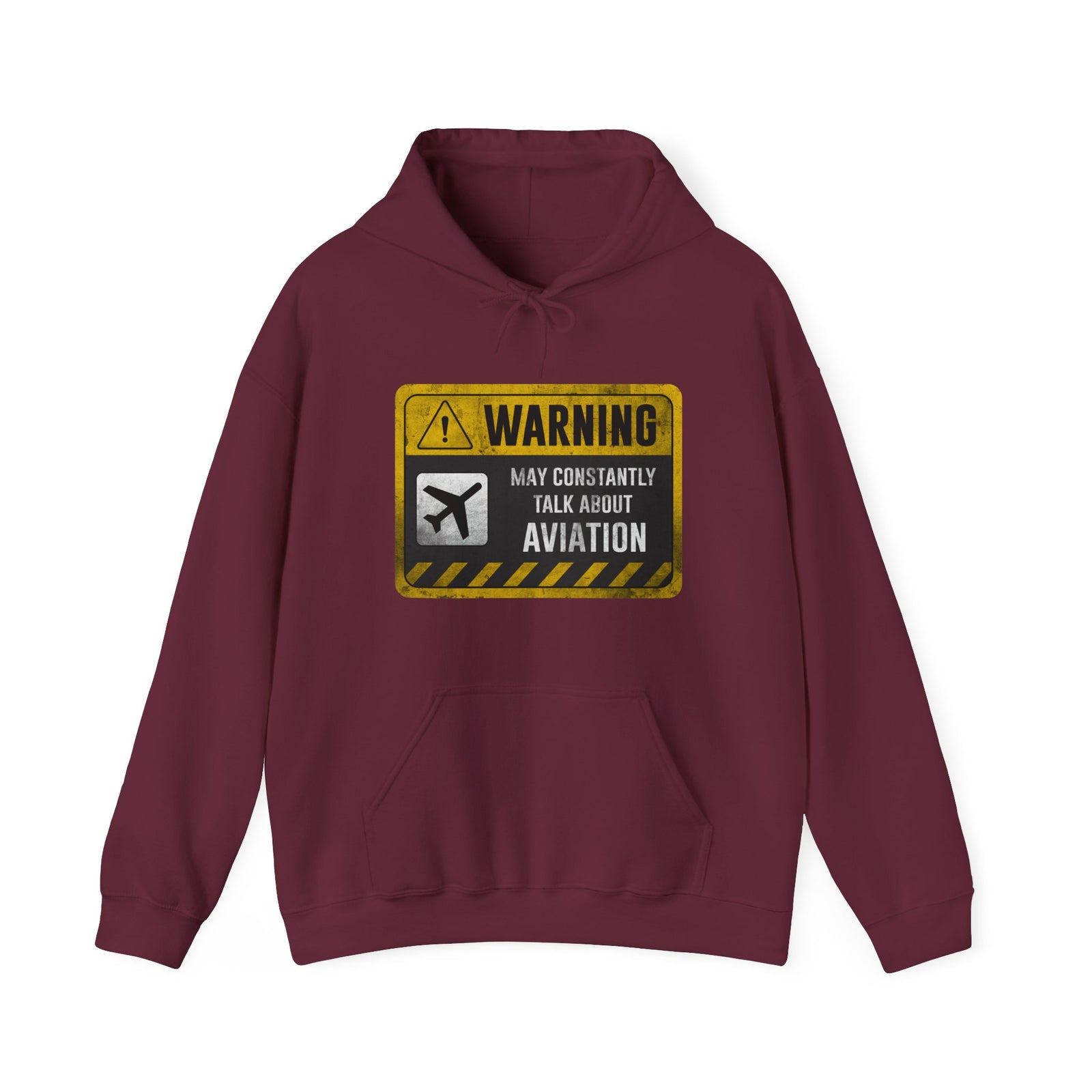 Warning May Constantly Talk About Aviation - Pullover Hoodie