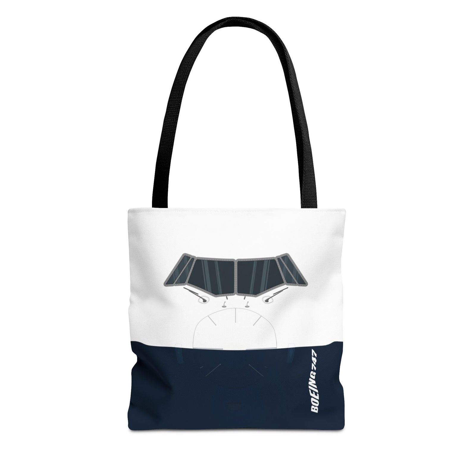 747 Tote Bag — Printed Green Travel Tote