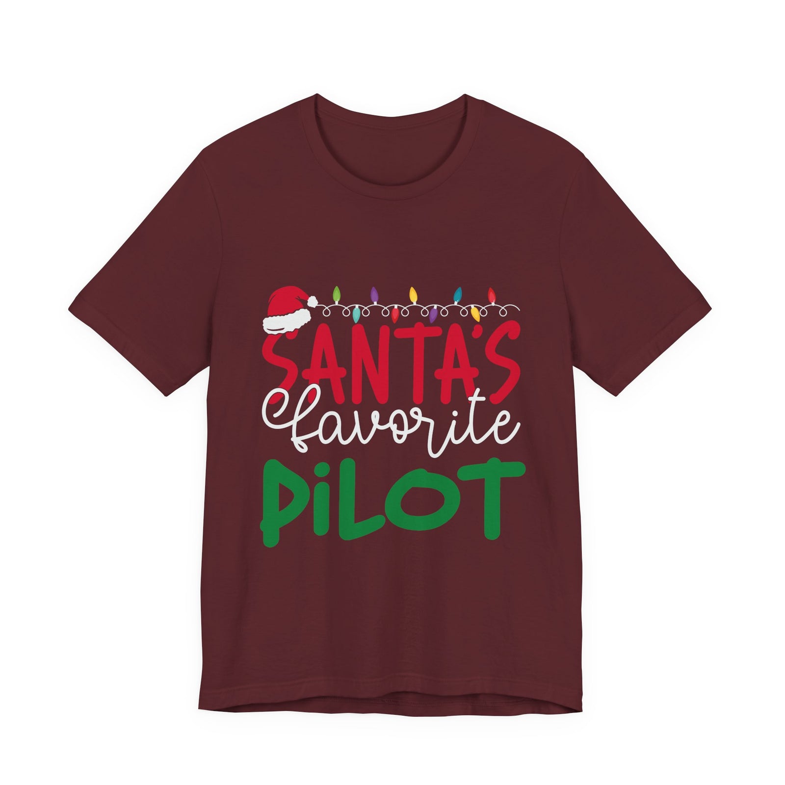 Santa’s favourite pilot Unisex Jersey Tee - Perfect for Aviation Enthusiasts