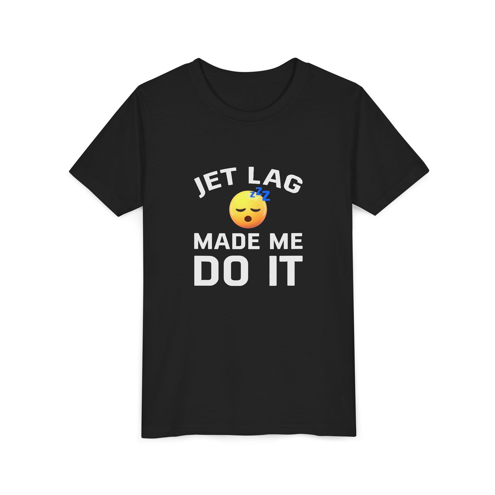 Jet Lag Made Me Do It - Unisex Youth Short Sleeve Tee
