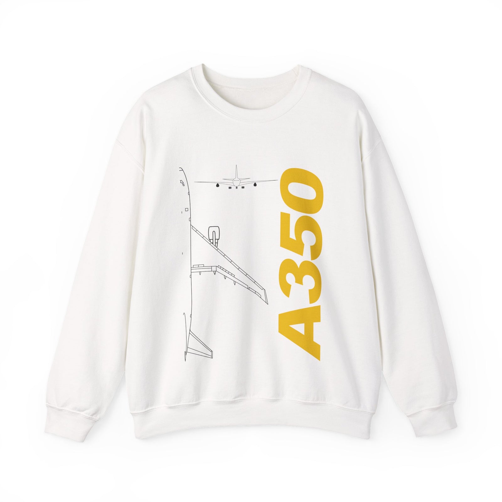 Airbus A350 Crewneck Sweatshirt - Travel Inspiring Cozy Apparel