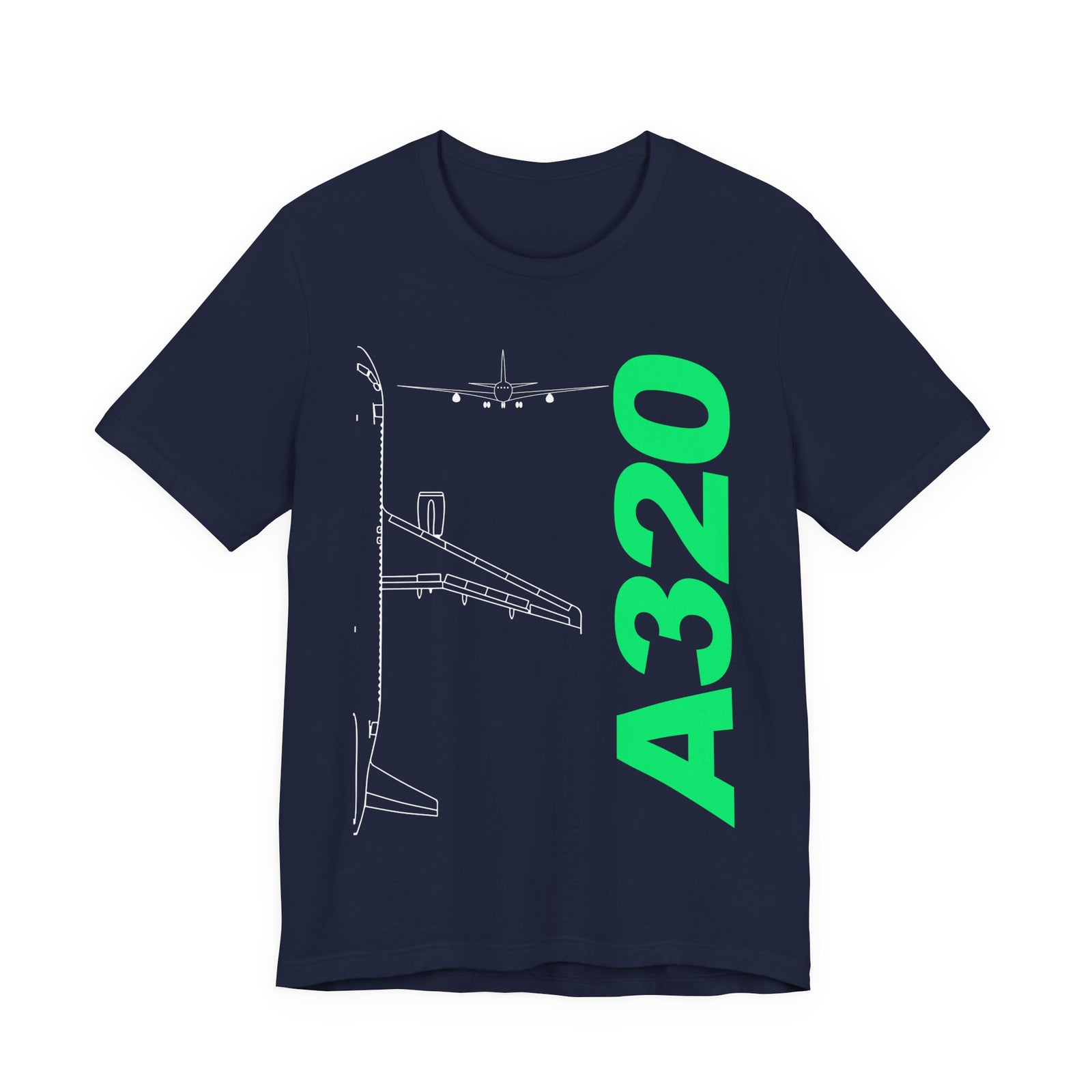 Airbus A320 Unisex Jersey Tee - Perfect for Aviation Enthusiasts